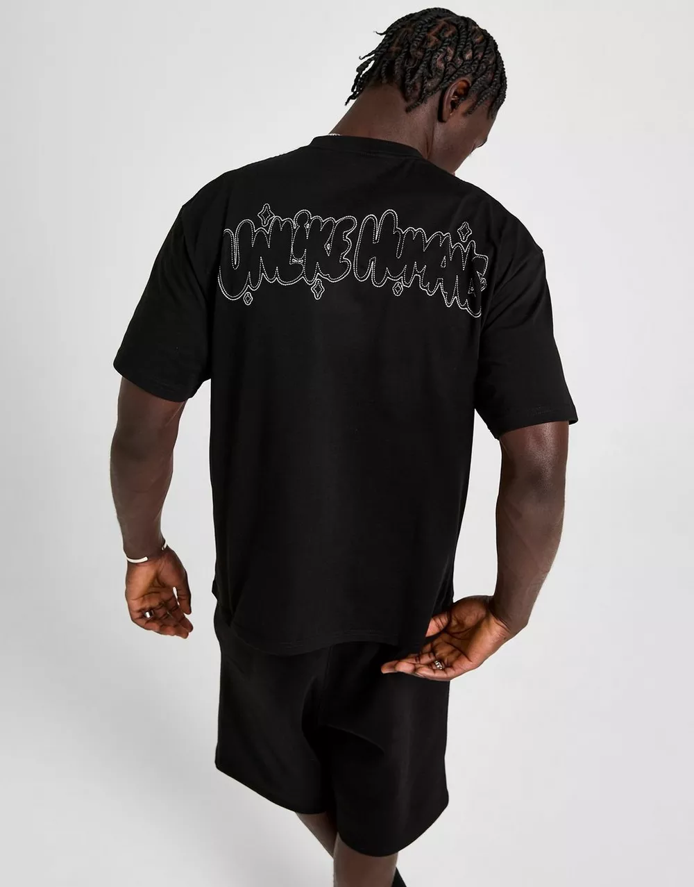 UNLIKE HUMANS ФУТБОЛКА REGENT TEE BLK-BLK, фото 1 з 5