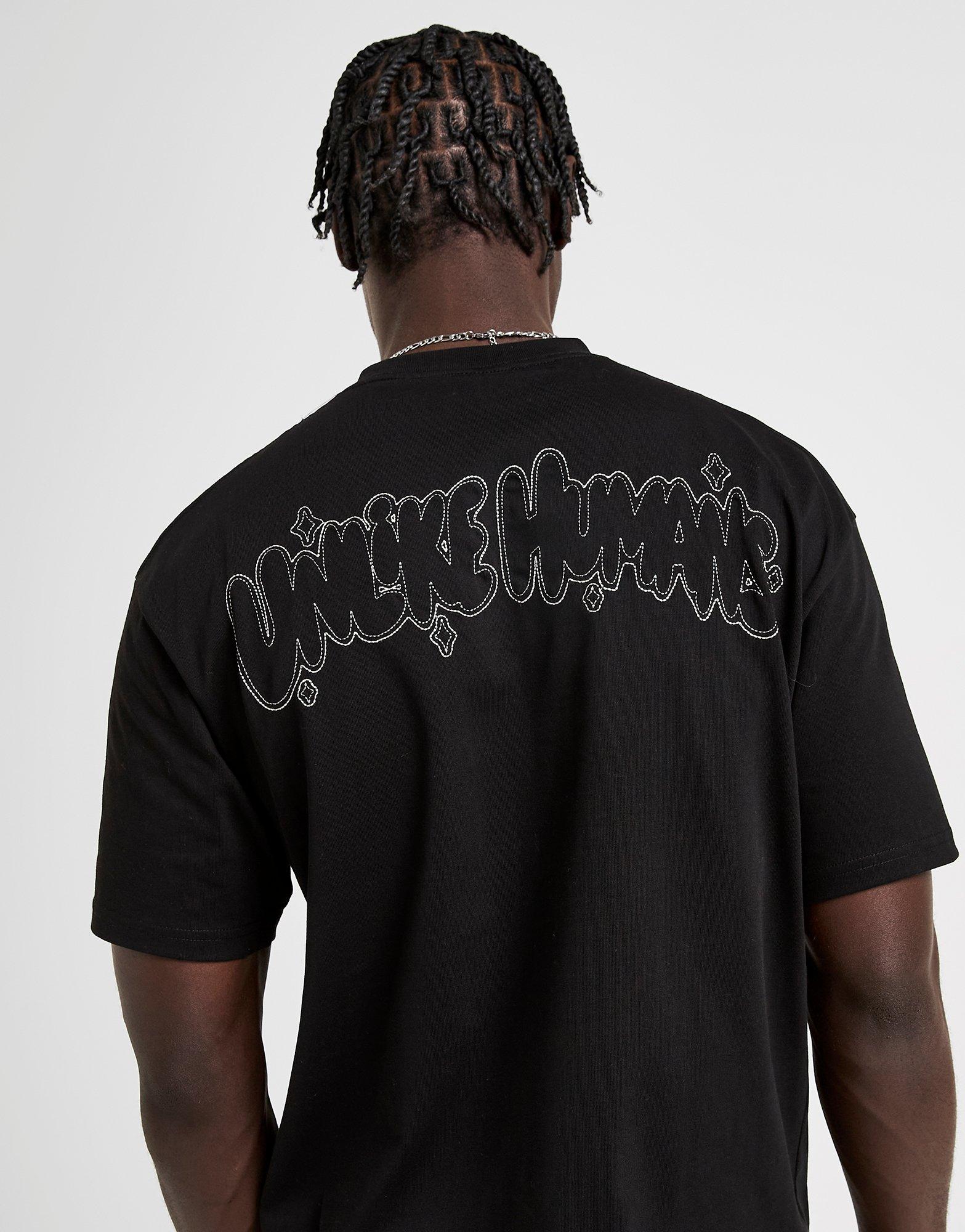 Koszulka, t-shirt męski UNLIKE HUMANS T-SHIRT REGENT TEE BLK-BLK ULHTM10313007 Czarny