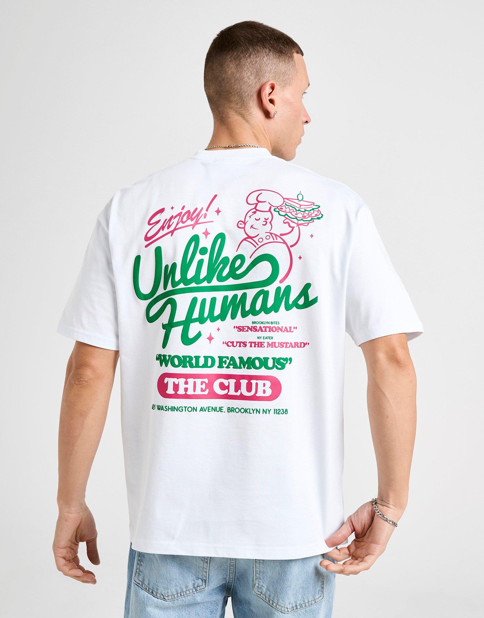 Чоловічі футболки UNLIKE HUMANS ФУТБОЛКА CLUB TEE WHT-WHT ULHTM10307010 Білий