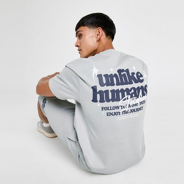 Tricou pentru bărbați UNLIKE HUMANS TRICOU CRAFTED TEE GRY-HIR