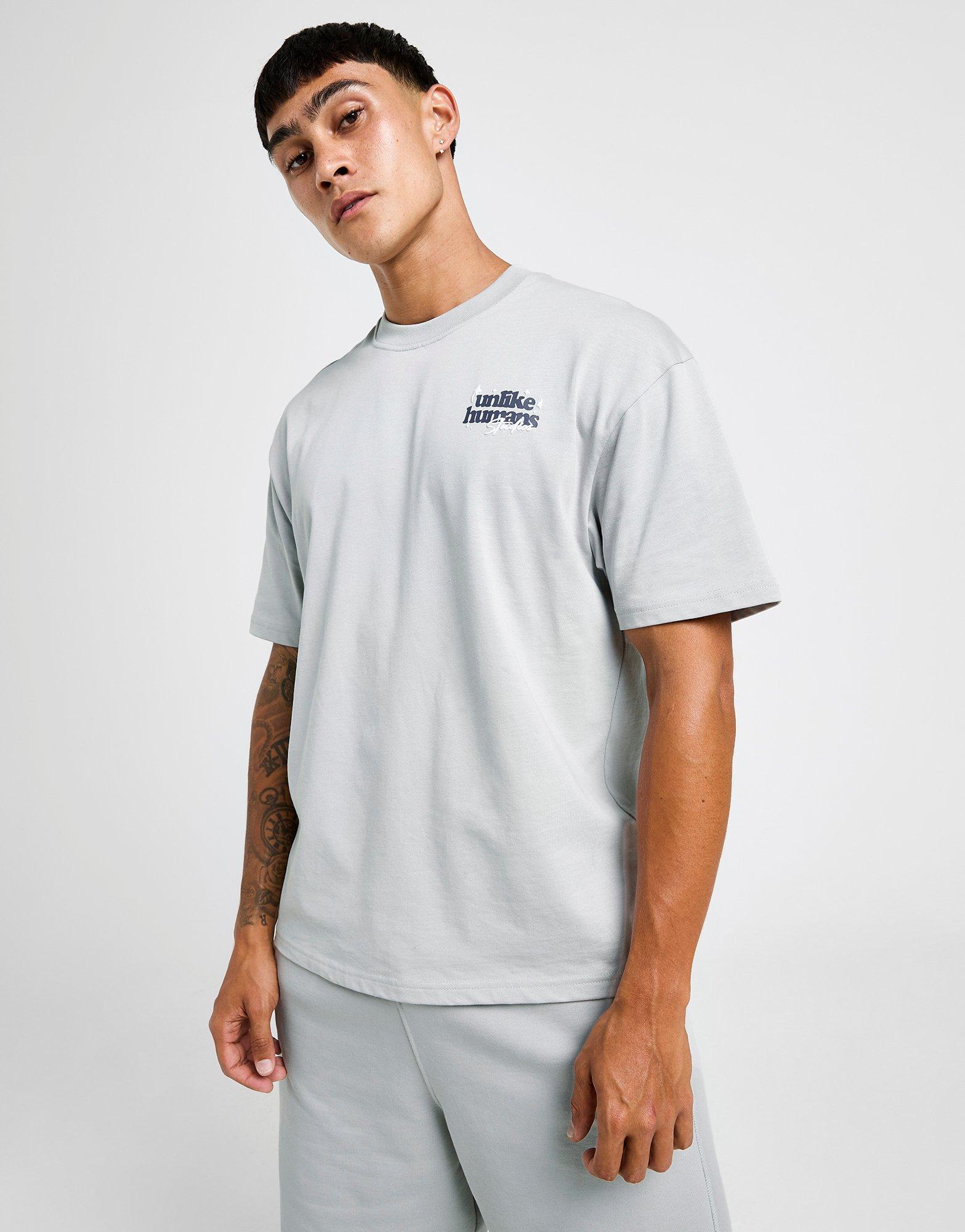 Vyriški marškiniai UNLIKE HUMANS MARŠKINĖLIAI CRAFTED TEE GRY-HIR ULHTM10325020 Pilka