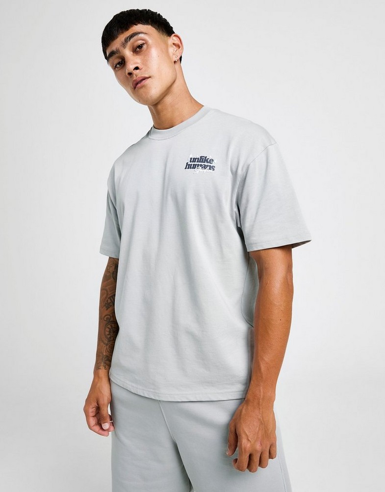 Tricou pentru bărbați UNLIKE HUMANS TRICOU CRAFTED TEE GRY-HIR ULHTM10325020 Gri