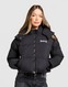 HOODRICH STRIUKĖ HUGO CROP PUFFER JKT BLK