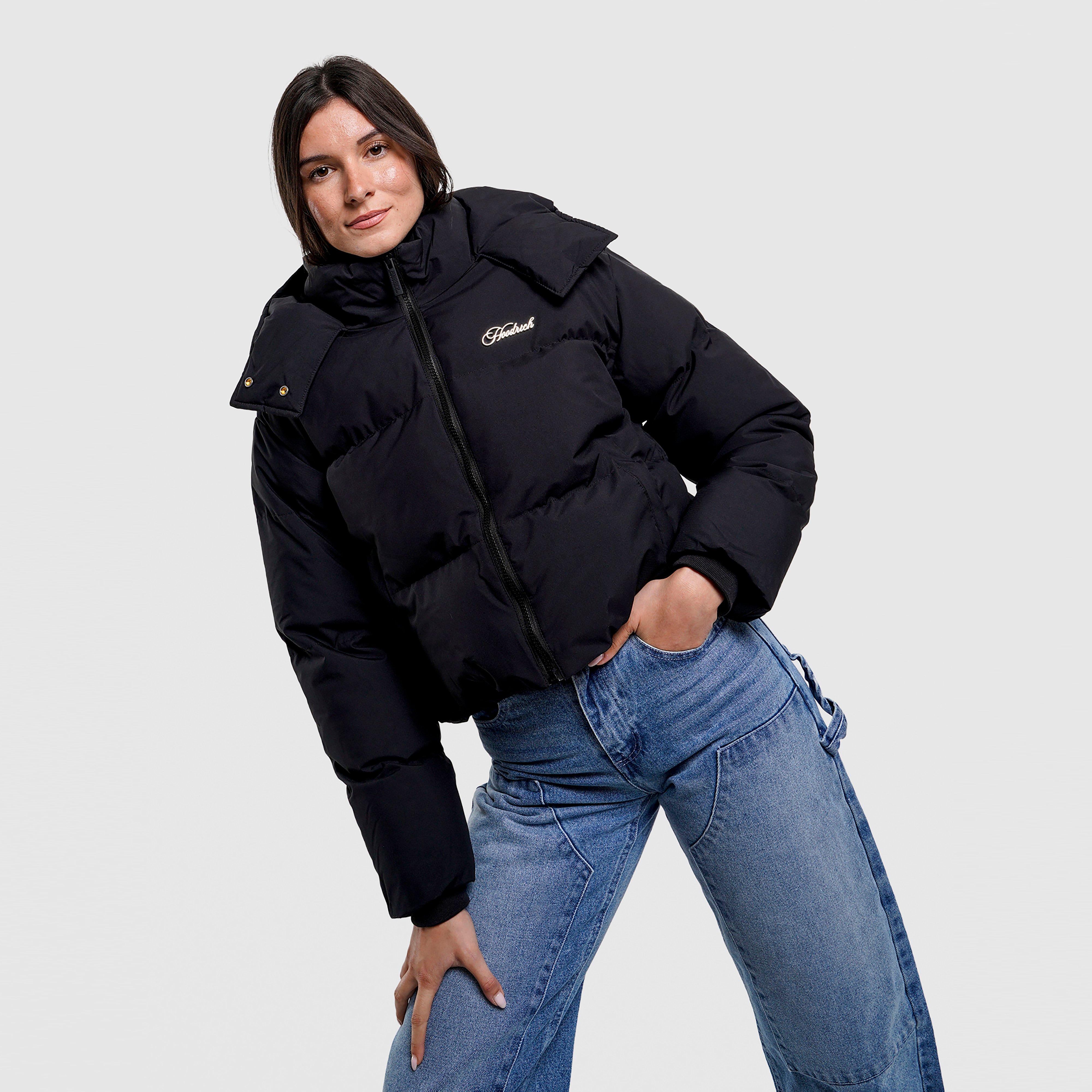 Női kabát HOODRICH KABÁT HUGO CROP PUFFER JKT BLK