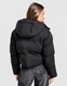 HOODRICH STRIUKĖ HUGO CROP PUFFER JKT BLK