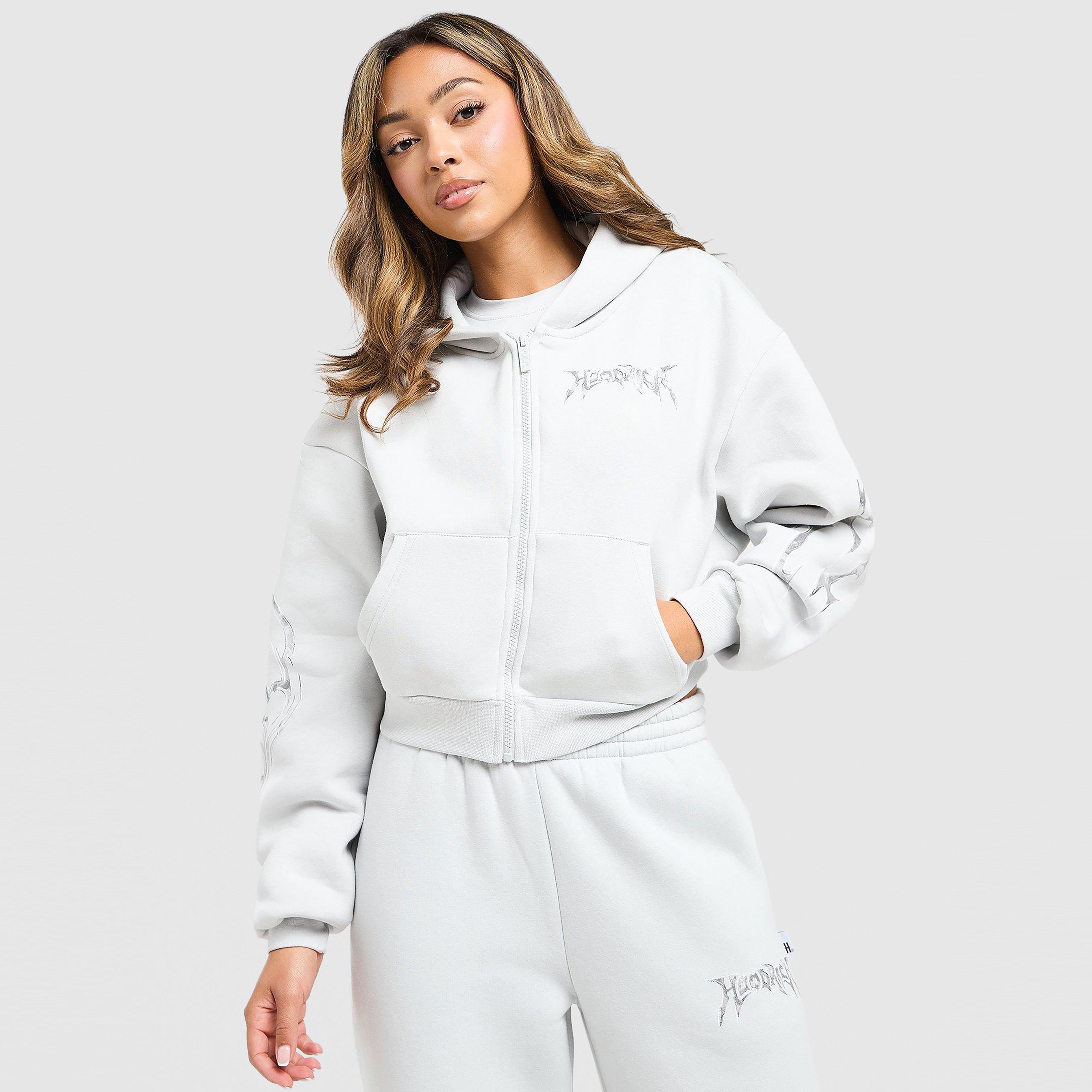 Дамска блуза HOODRICH СУИТЧЪР СЪС ЗАКОПЧАВАНЕ   С КАЧУЛКА SPARK BOXY