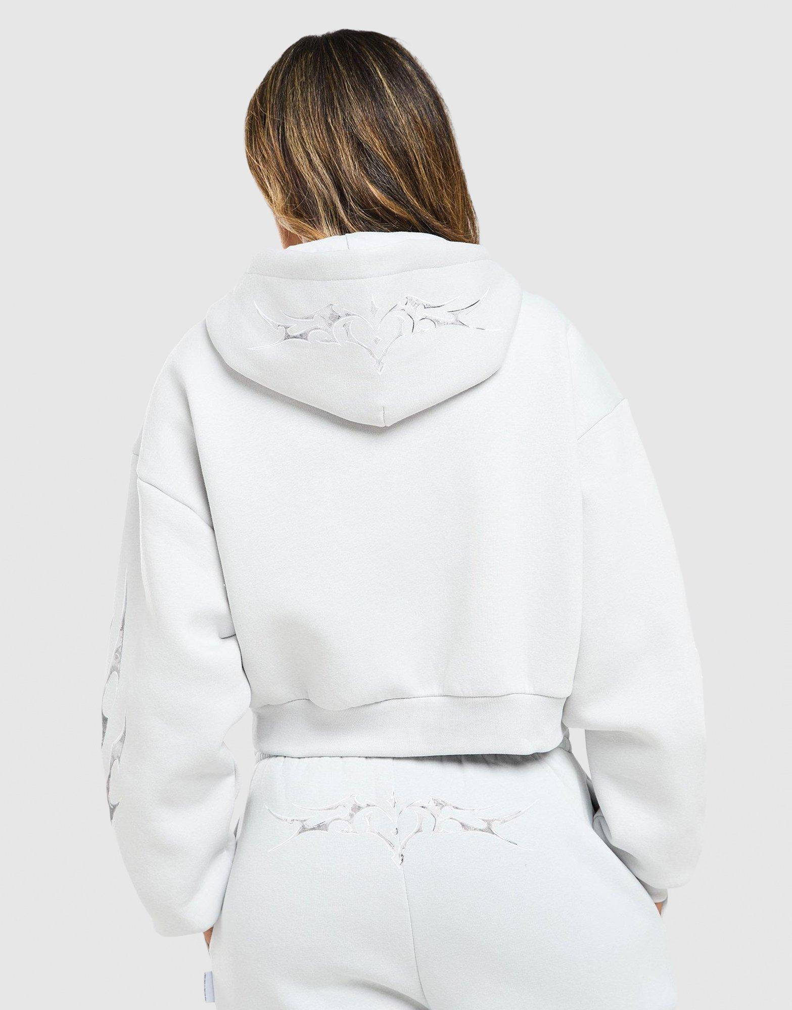 Жіночі кофти HOODRICH КОФТА НА БЛИСКАВЦІ З КАПЮШОНОМ SPARK BOXY HW02250205 Сірий