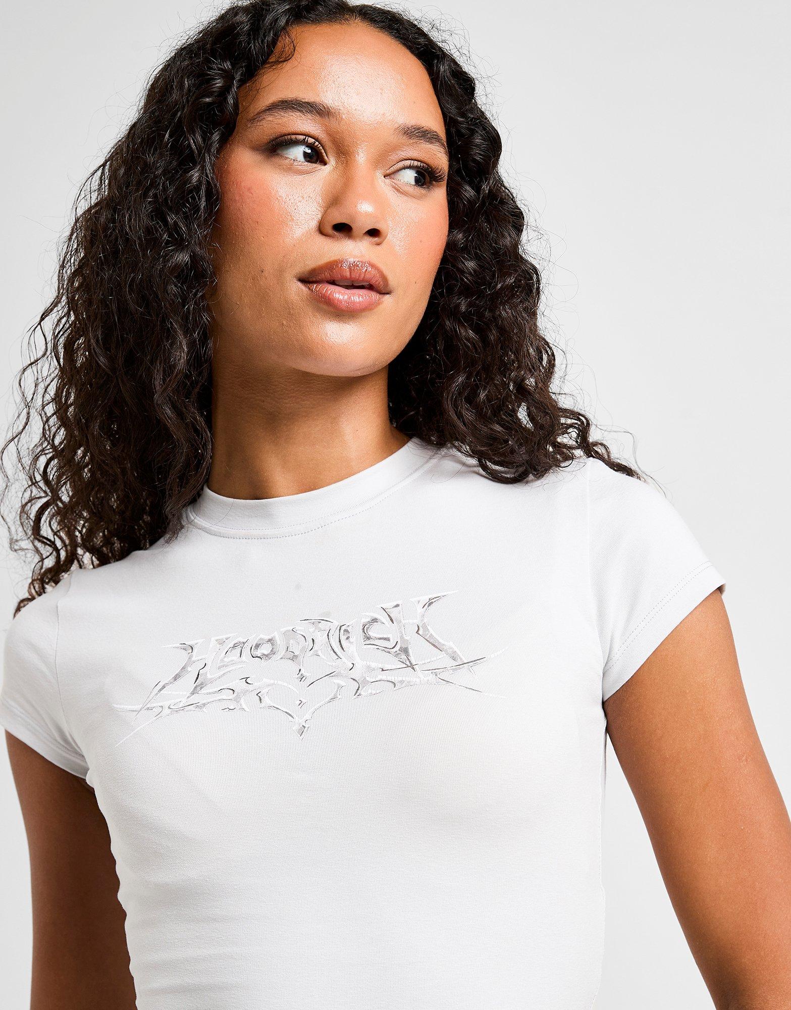 Дамска тениска HOODRICH ТЕНИСКА SPARK CAPPED FITTED TEE HW02250206 Сив