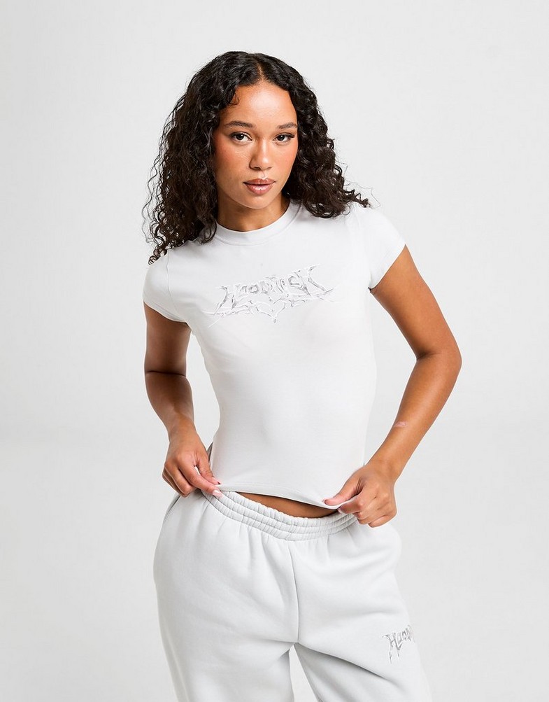 Жіночі футболки HOODRICH ФУТБОЛКА SPARK CAPPED FITTED TEE HW02250206 Сірий