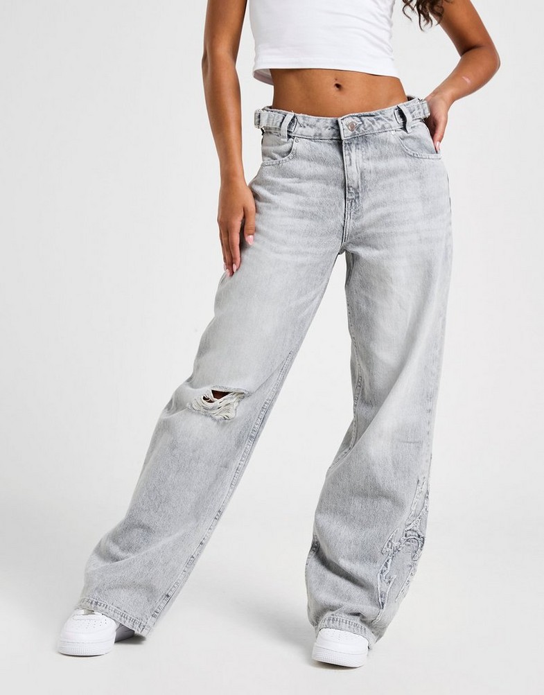 Жіночі джинси HOODRICH ШТАНИ SPARK APPLIQ JEAN L'GRY HW04250183 Сірий