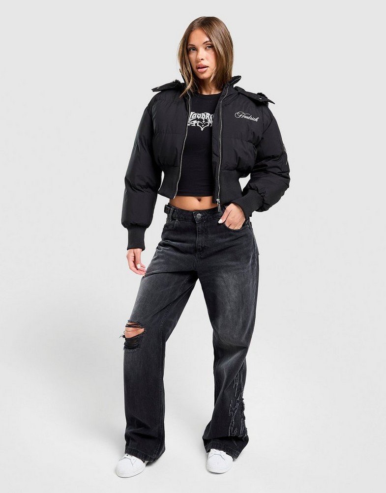 Geci iarnă HOODRICH JACHETĂ FORSYTH FIT PUFFER JKT BLK HW03250268