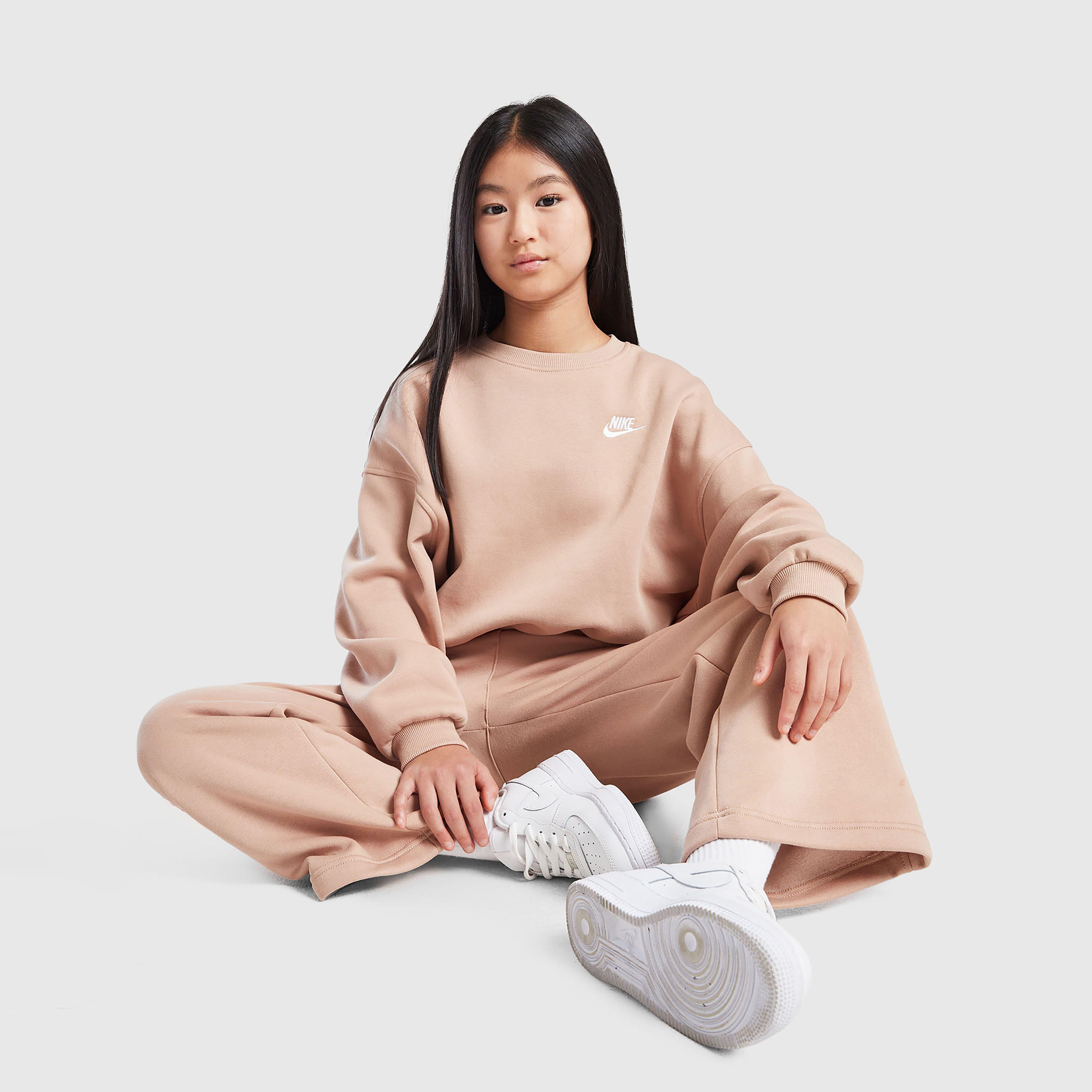 Dječji gornji dio trenirke NIKE VESTA G NSW CLUB FLC BXY CRW LBR