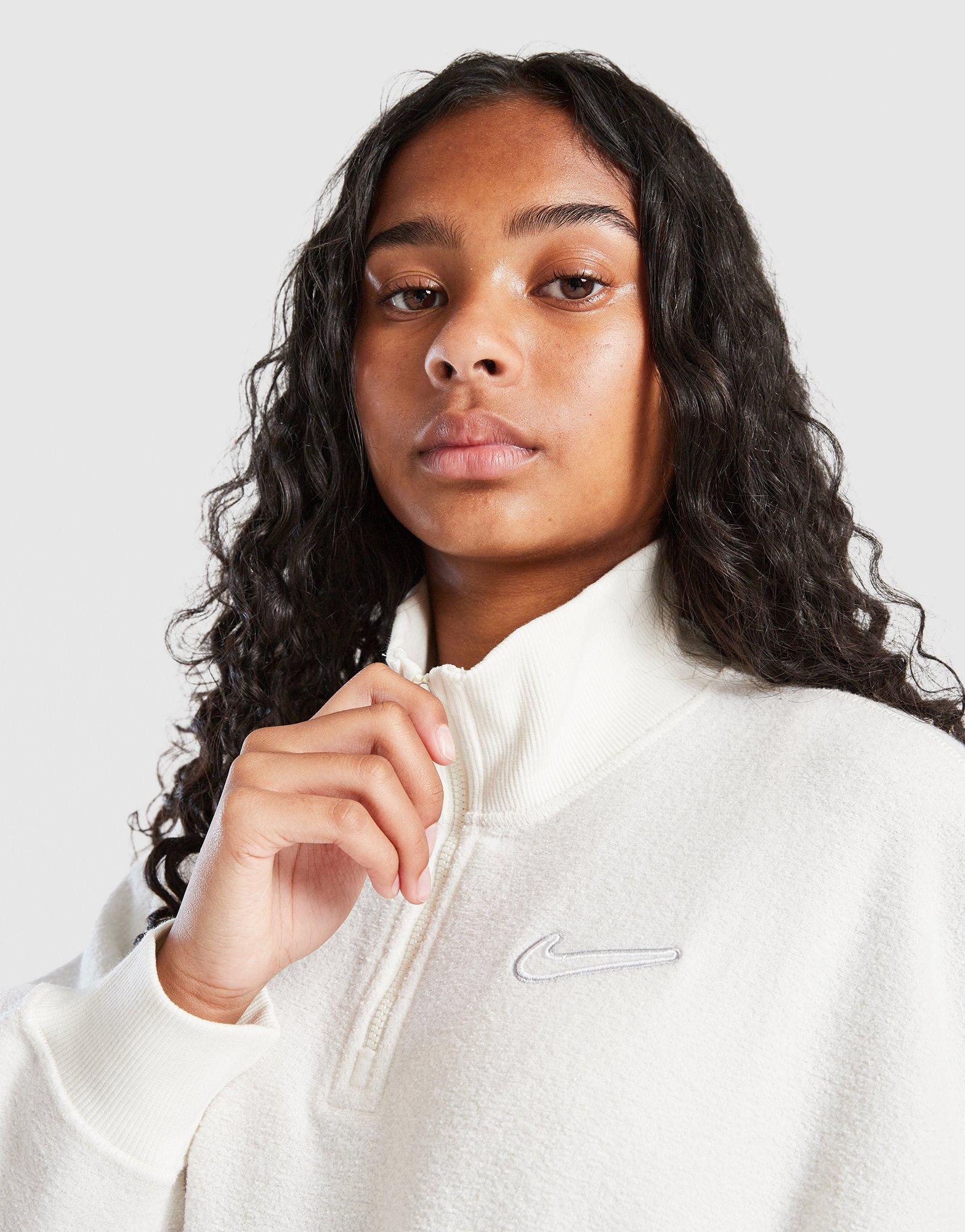 Bluza dziecięca NIKE BLUZA G NSW FLC LS TOP 2 COZY HV0408-047 Beżowy