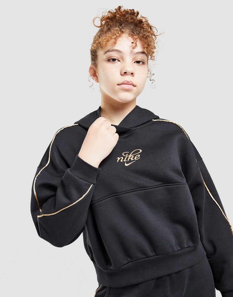 Дитячі кофти NIKE КОФТА З КАПЮШОНОМ G NSW CLUB FLC BXY GX SHNE HV0422-010 Чорний