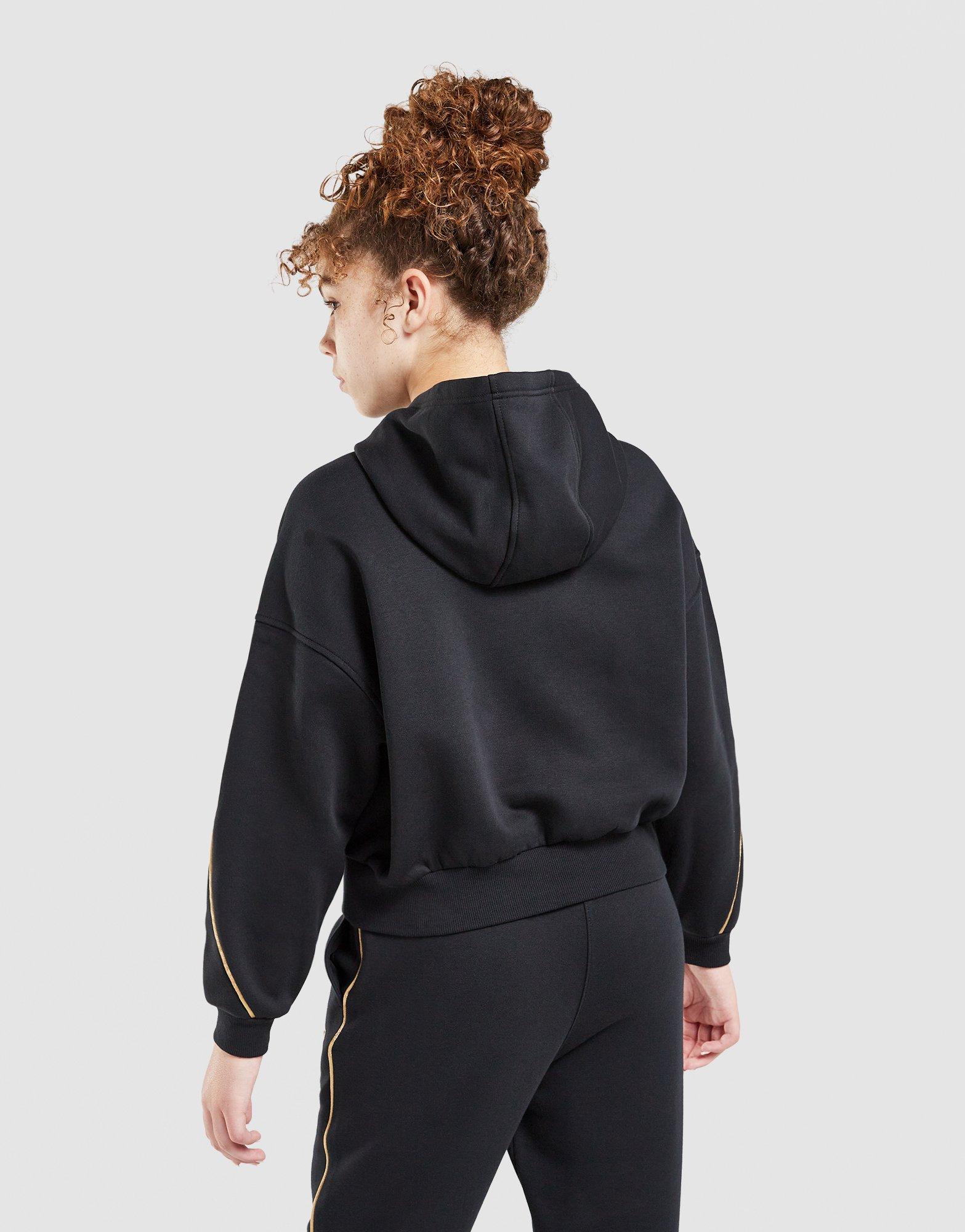 Vaikiškas džemperis NIKE DŽEMPERIS SU GOBTUVU   G NSW CLUB FLC BXY GX SHNE HV0422-010 Juoda