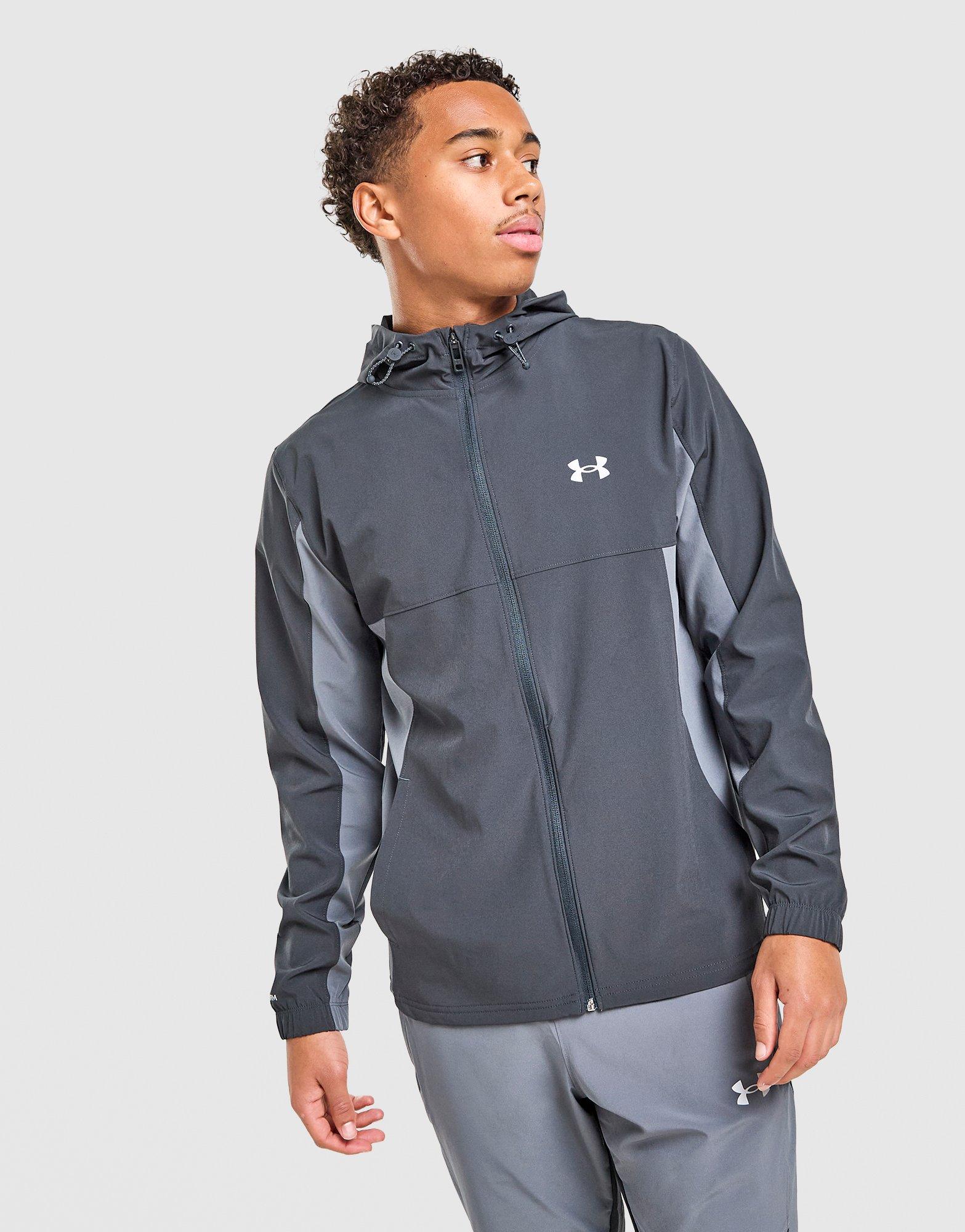 Bluza męska UNDER ARMOUR BLUZA Z KAPTUREM TECH HYBRID WVN JCK 6007951-016 Szary