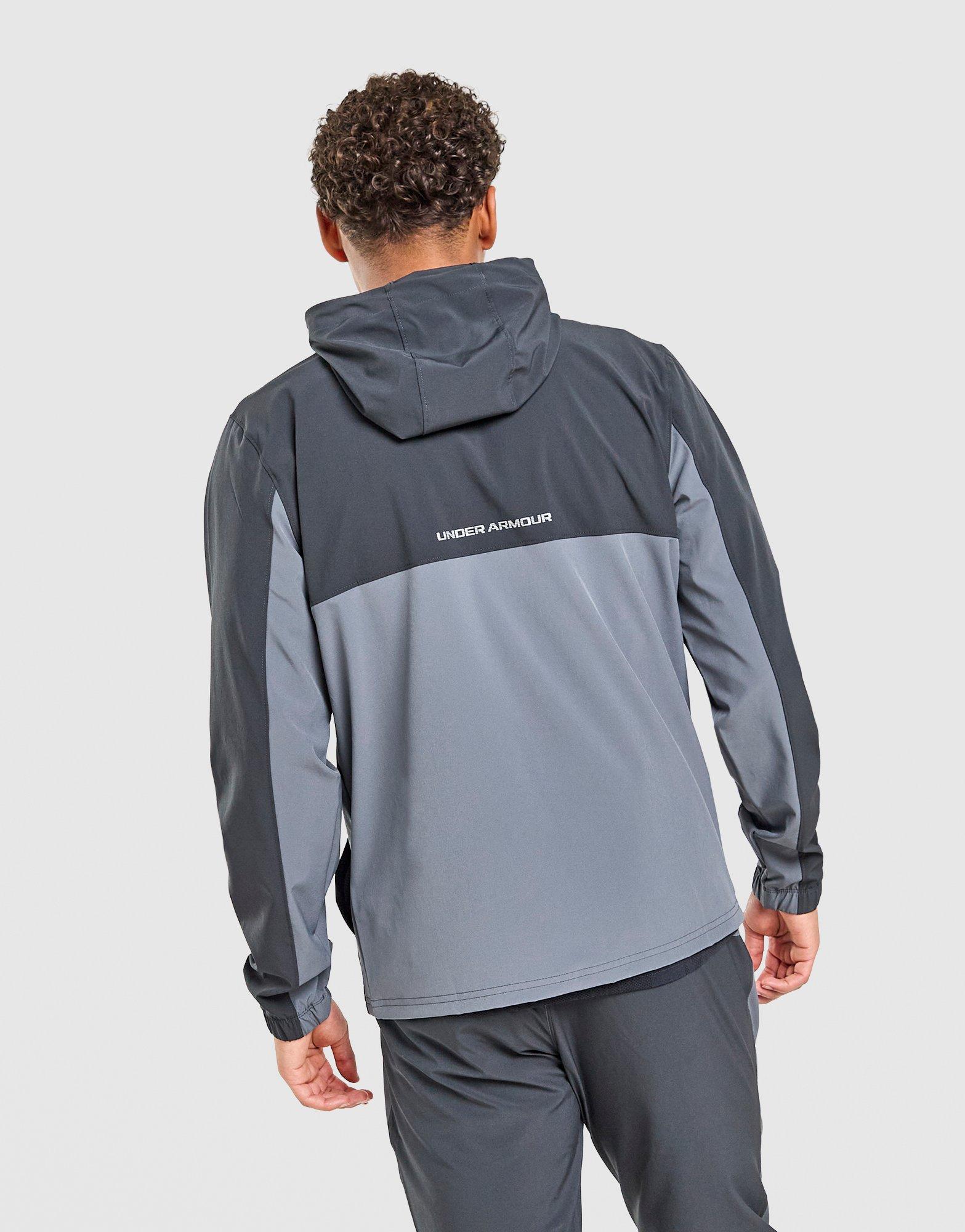 Bluza męska UNDER ARMOUR BLUZA Z KAPTUREM TECH HYBRID WVN JCK 6007951-016 Szary