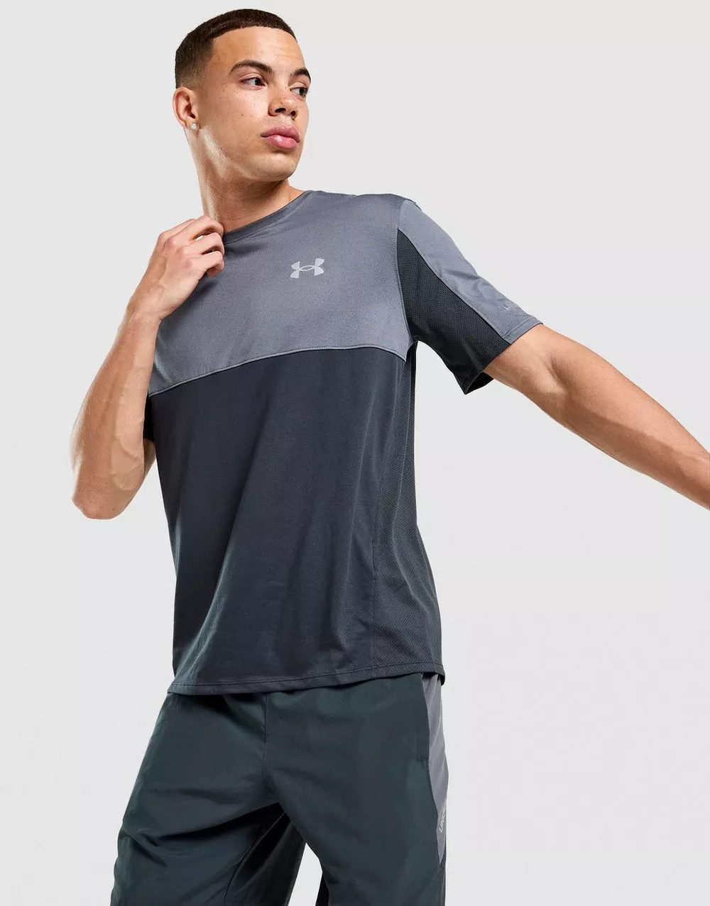 UNDER ARMOUR ФУТБОЛКА TECH HYBRID SS, фото 1 з 6
