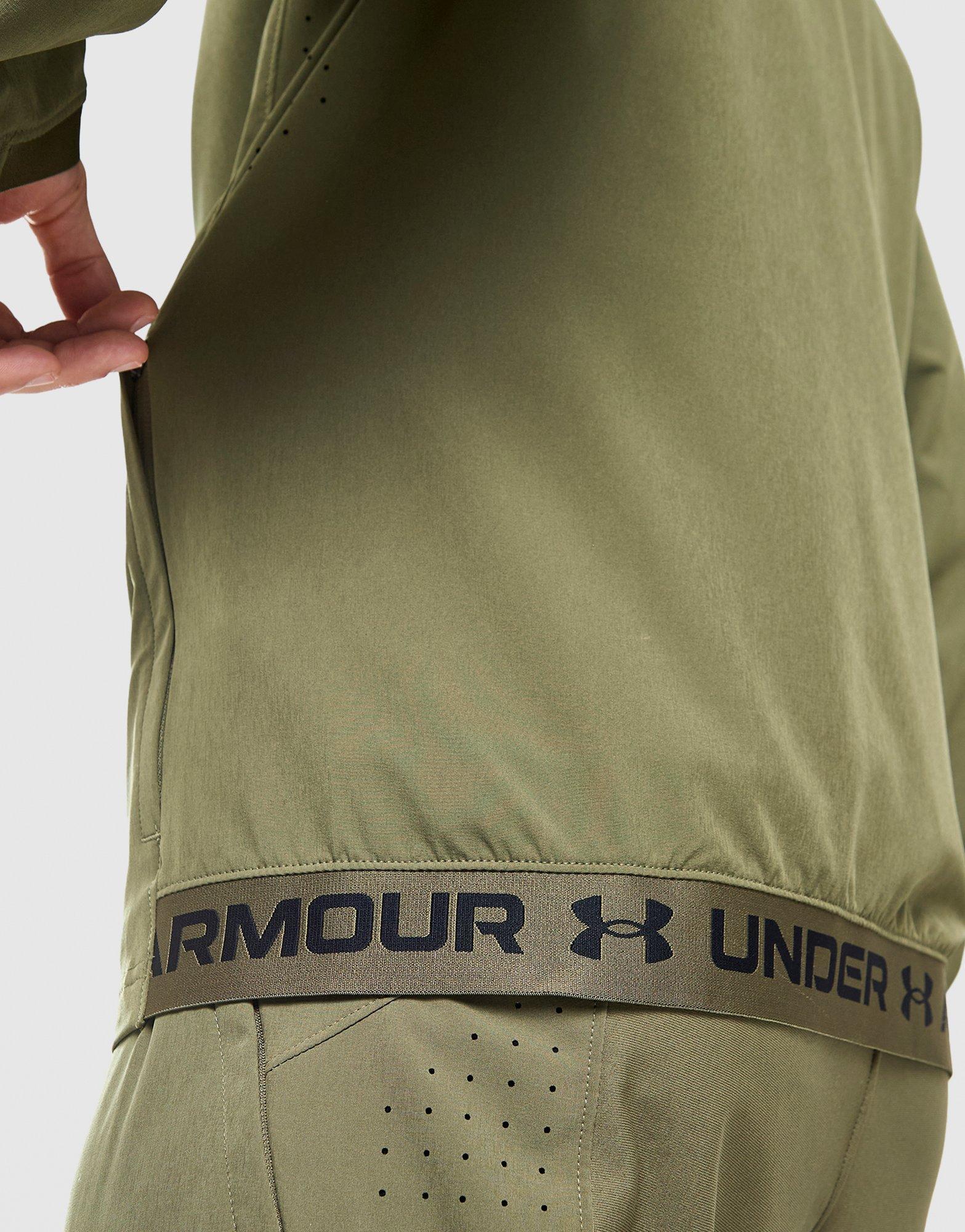 Bluza męska UNDER ARMOUR BLUZA Z KAPTUREM UA VANISH JKT 6007949-390 Khaki