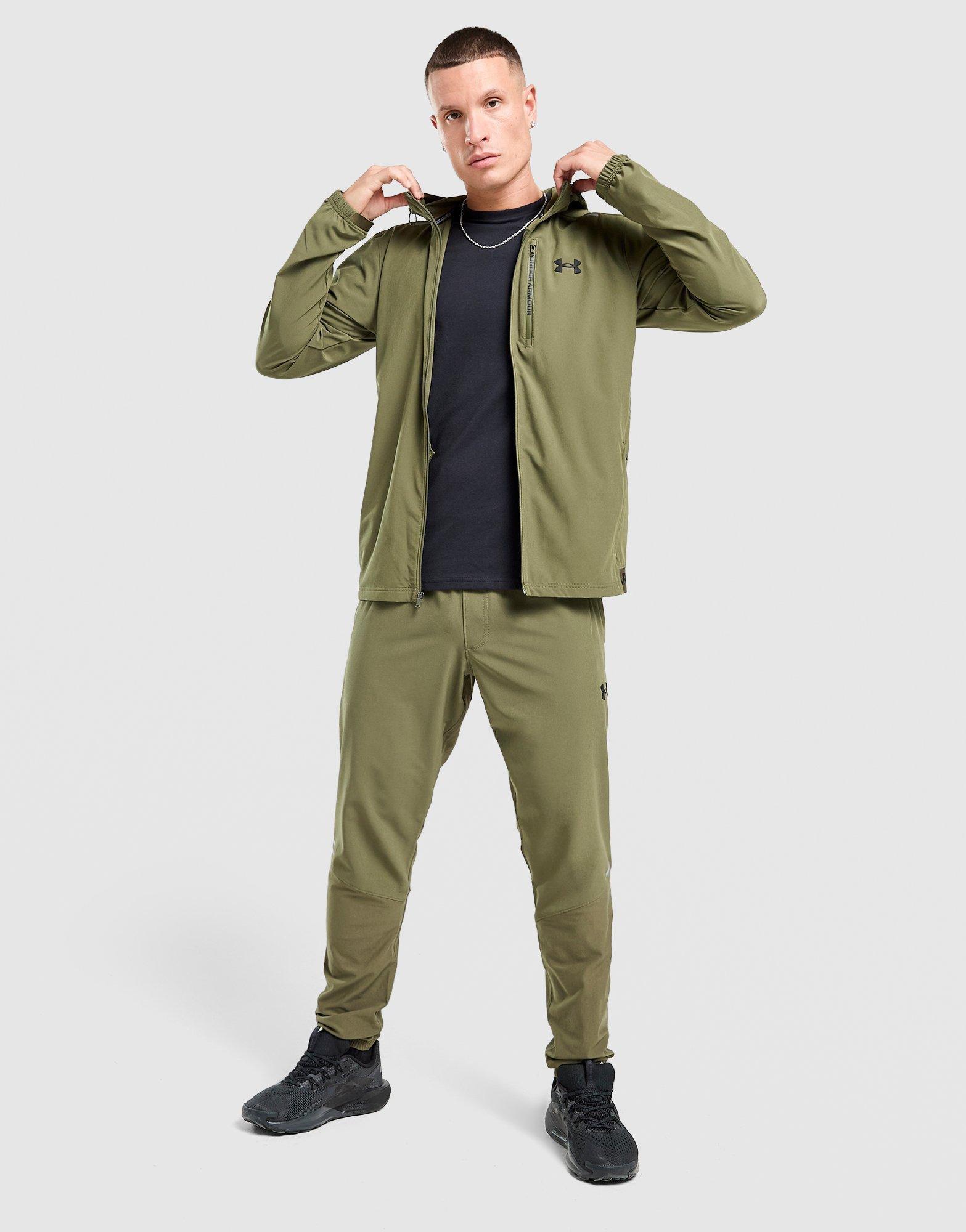 Bluza męska UNDER ARMOUR BLUZA Z KAPTUREM UA VANISH JKT 6007949-390 Khaki