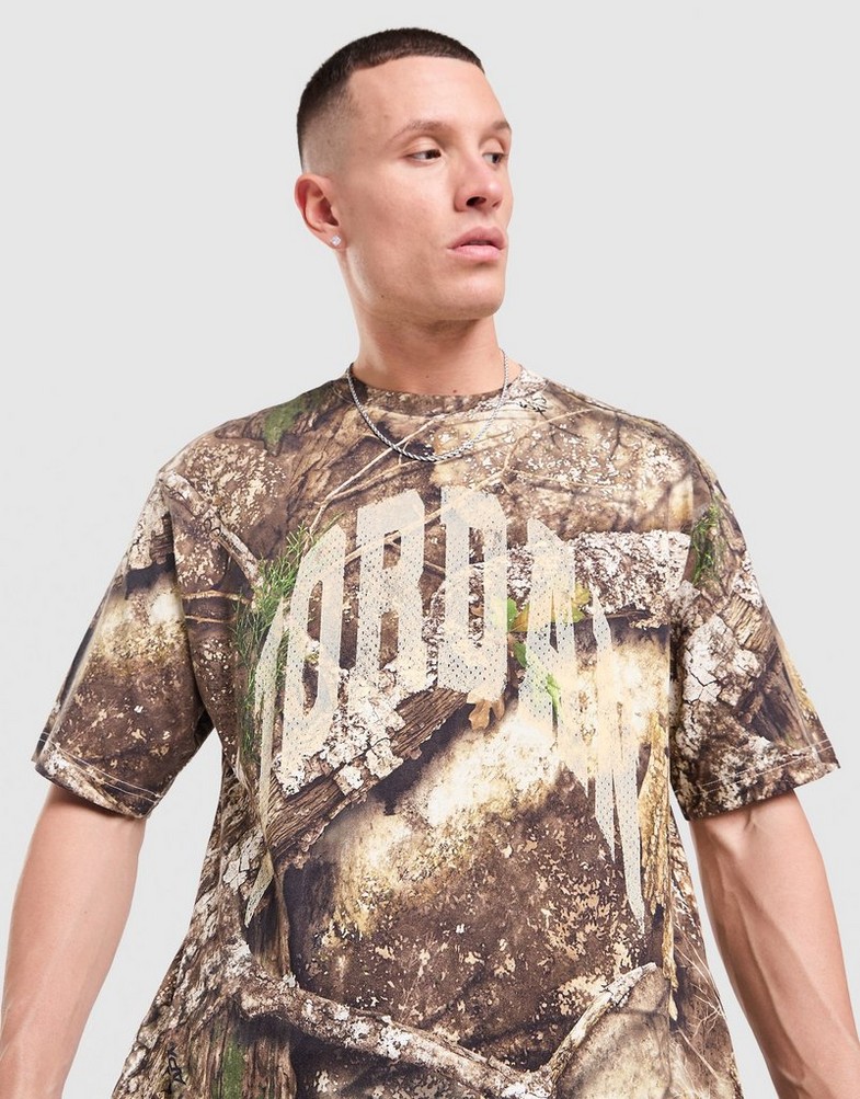 Muški T-shirt JORDAN T-SHIRT M J BRK RLT AOP SS CREW HQ9020-133 šarena