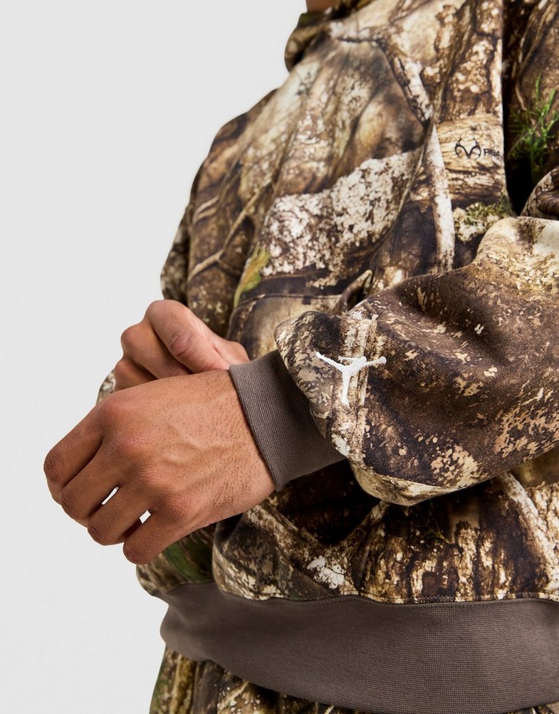 Pánska mikina JORDAN MIKINA S KAPUCŇOU M J BRK FLC PO RLT HV1860-222 Viacfarebná