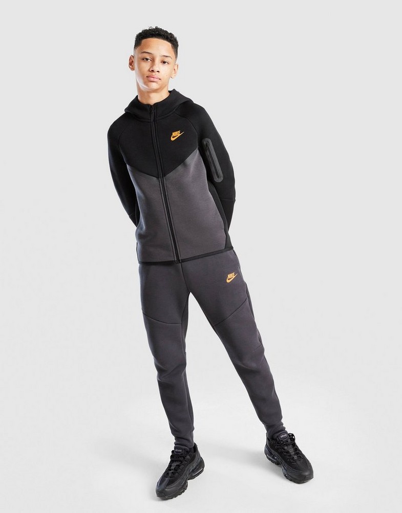 Vaikiškas džemperis NIKE DŽEMPERIS B NSW TCH FLC FZ - PD HV5867-013 Juoda
