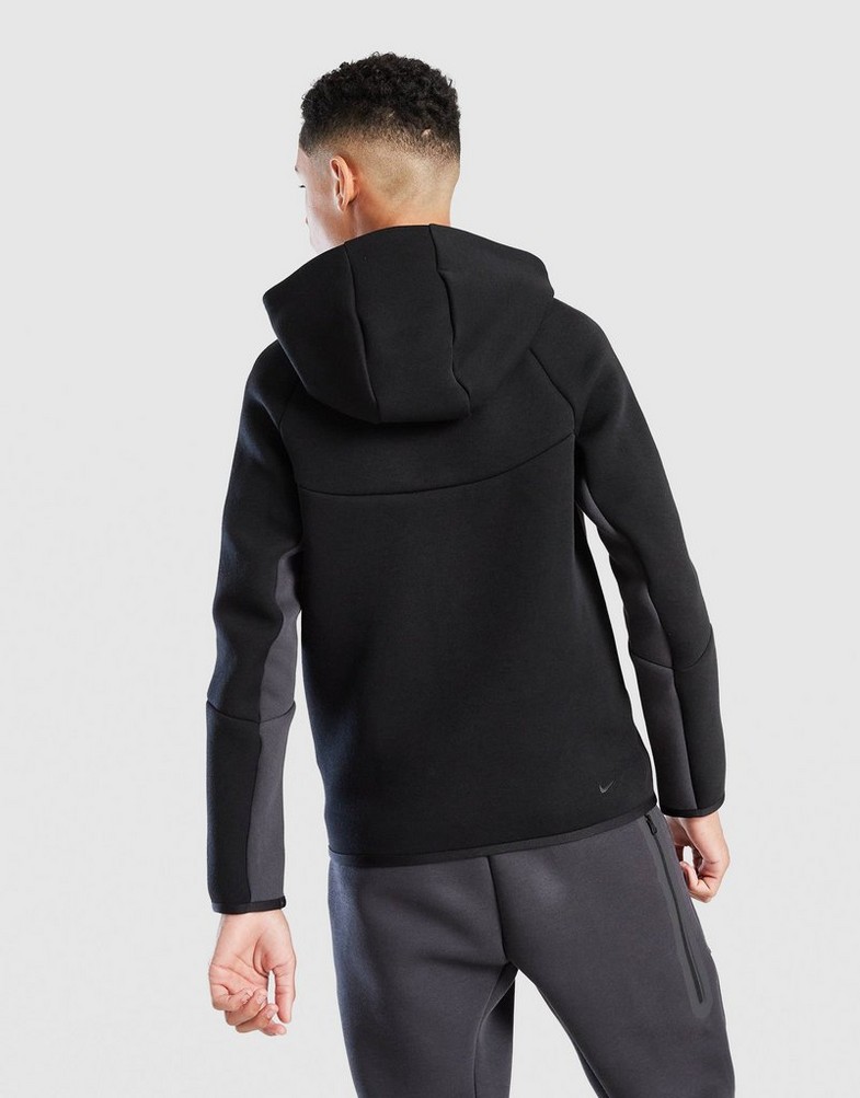 Vaikiškas džemperis NIKE DŽEMPERIS B NSW TCH FLC FZ - PD HV5867-013 Juoda
