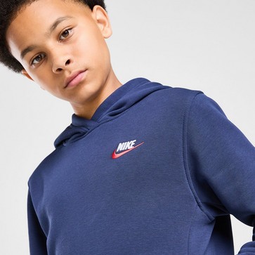 Detská mikina NIKE MIKINA S KAPUCŇOU K NSW CLUB FLC HDY LBR
