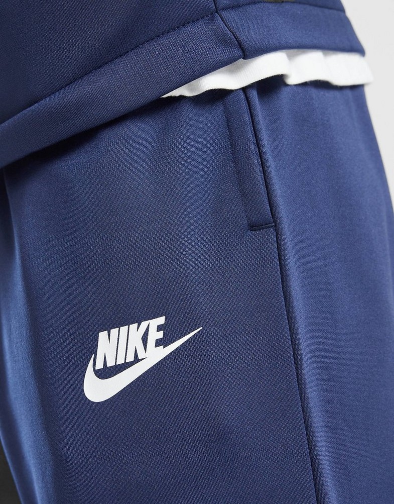 Vaikiški sportiniai kostiumai NIKE KOMPLEKTAS K NSW DF TRACKSUIT PK FZ HQ9315-410 Tamsiai mėlyna