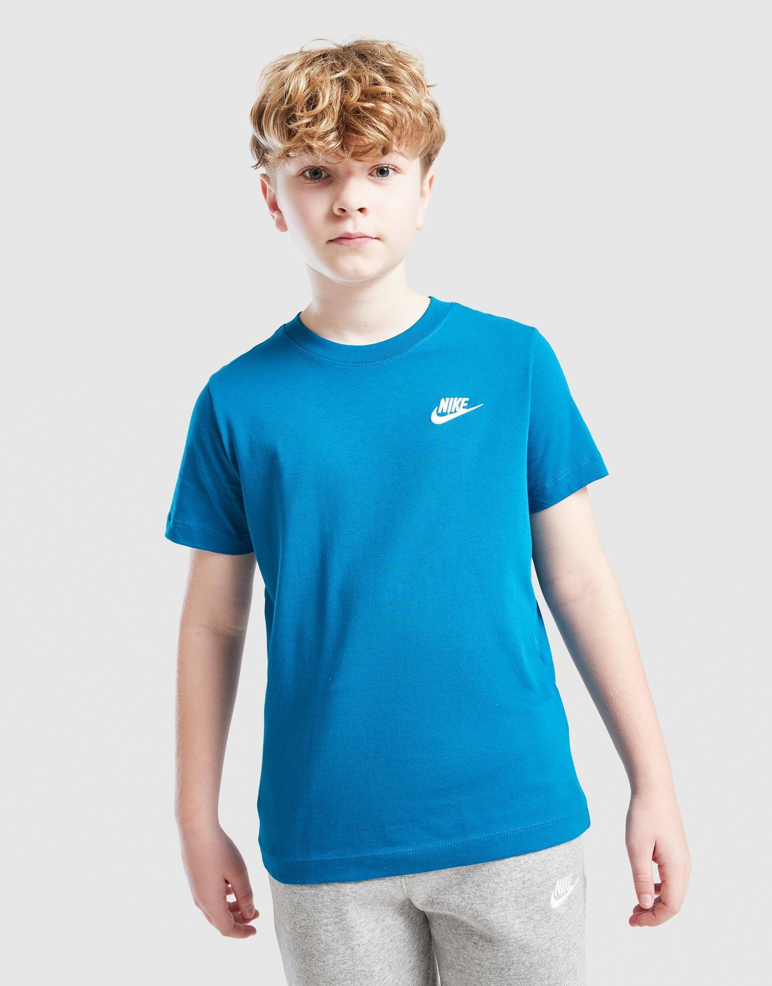 Detské tričko NIKE TRIČKO K NSW TEE EMB FUTURA LBR FZ5177-301 Zelená