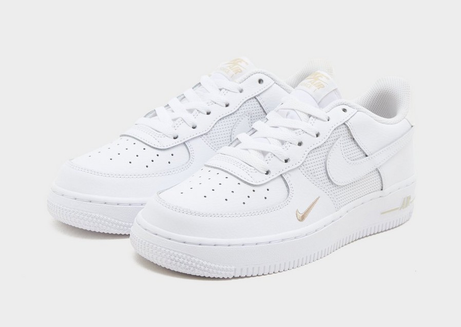 Adidași pentru copii NIKE AIR FORCE 1 GS IO1158-100 Alb