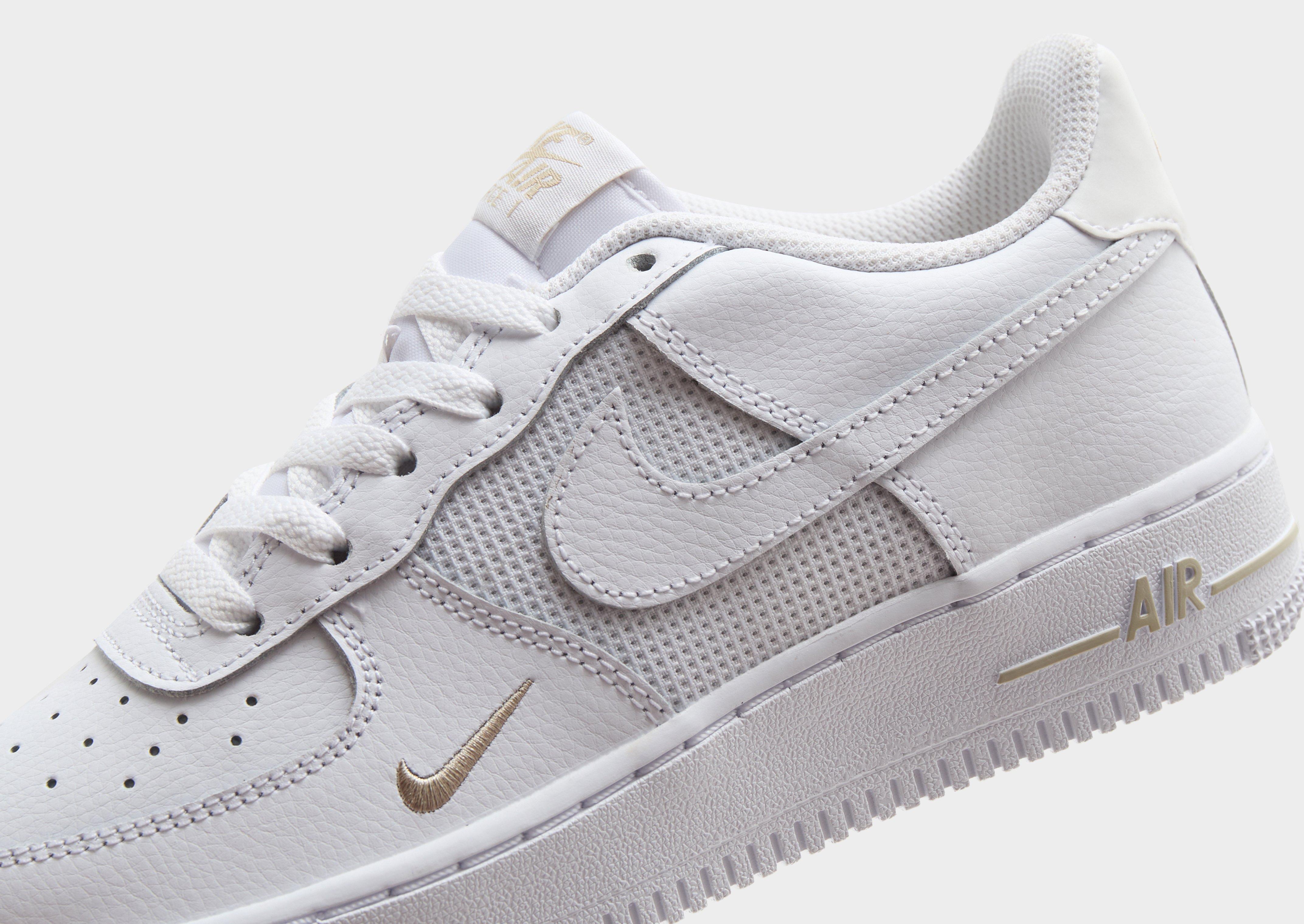 Buty sneakersy dla dzieci NIKE AIR FORCE 1 GS IO1158-100 Biały