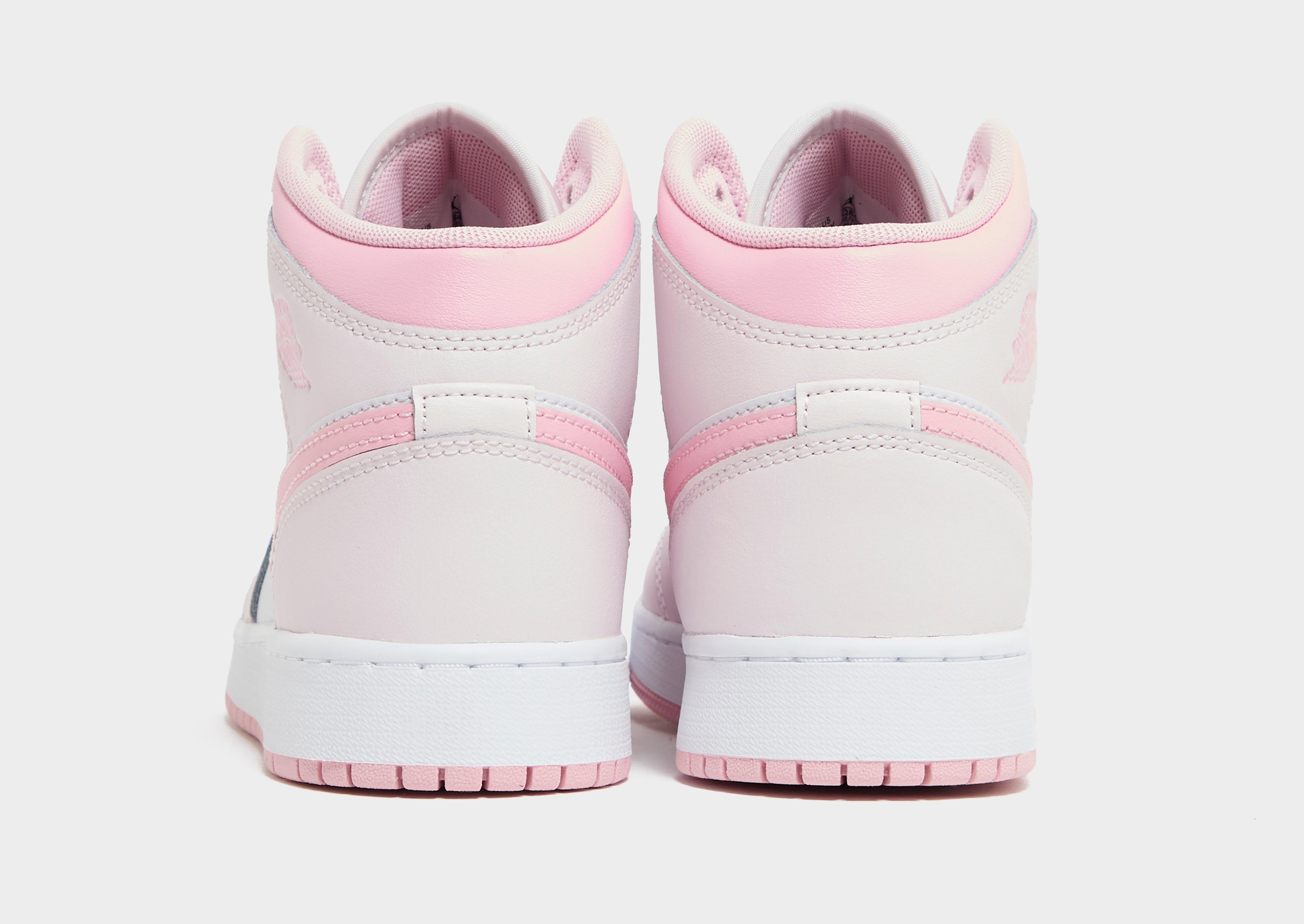 Buty sneakersy dla dzieci AIR JORDAN 1 MID DQ8423-600 Różowy