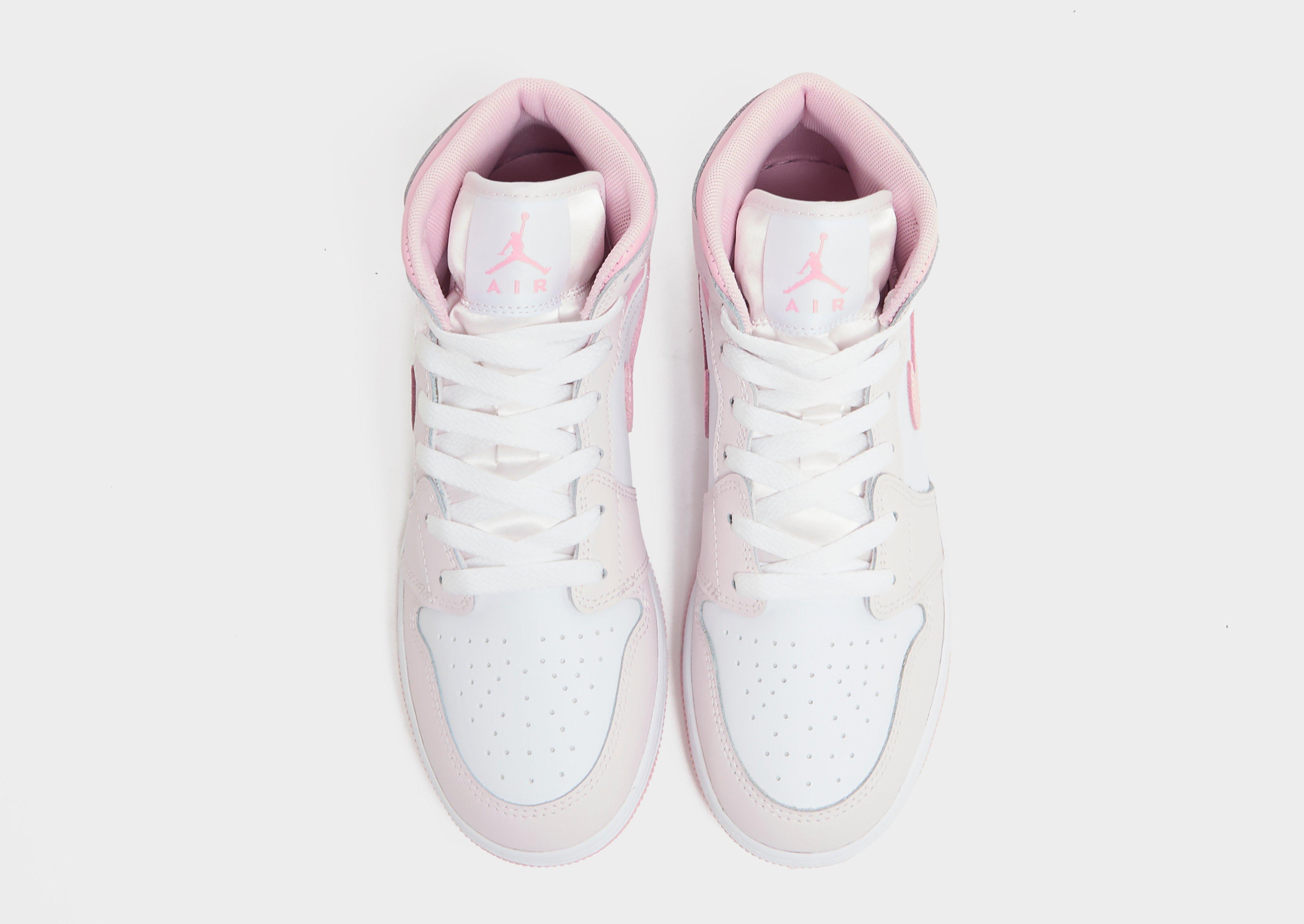 Buty sneakersy dla dzieci AIR JORDAN 1 MID DQ8423-600 Różowy