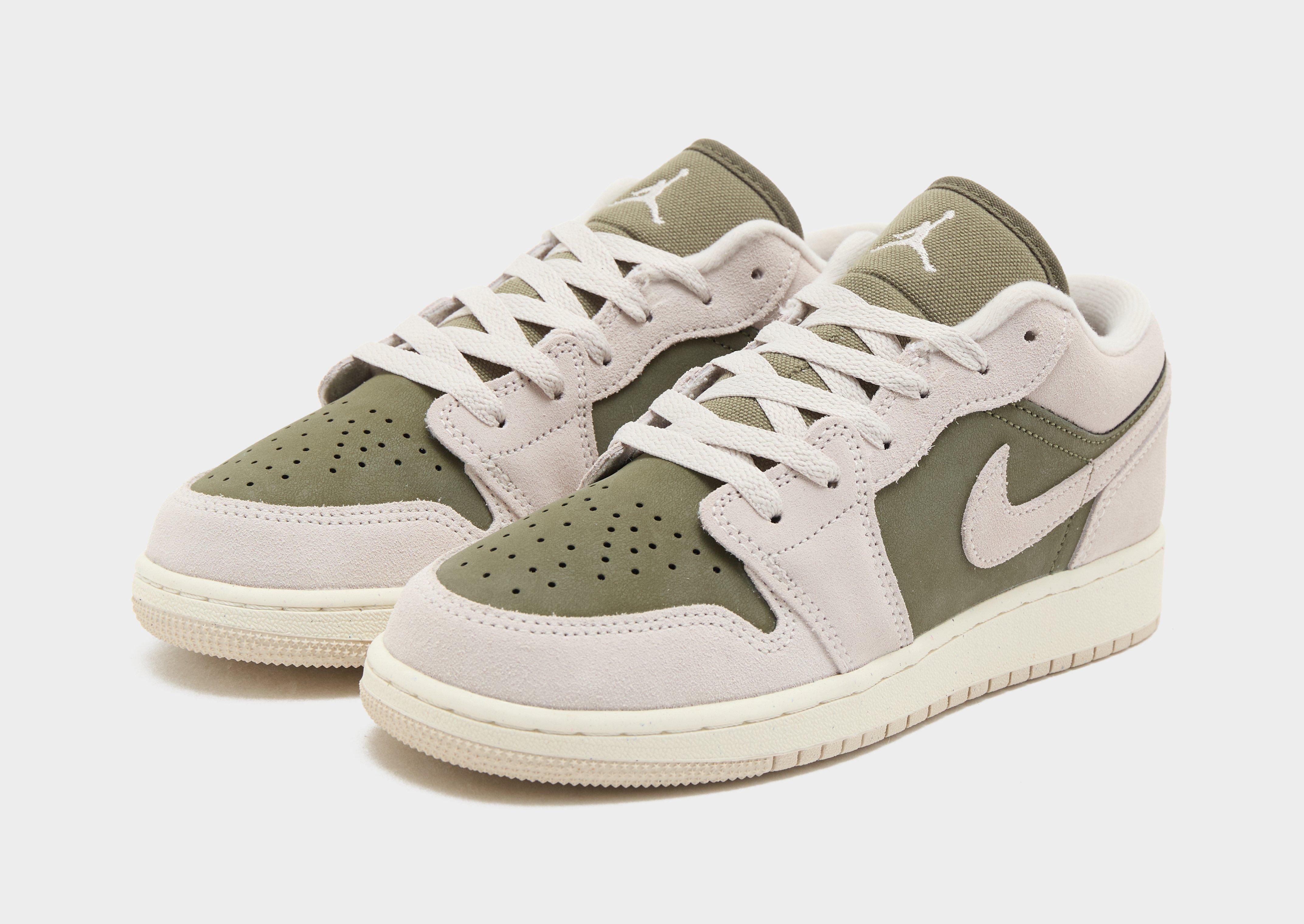 Buty sneakersy dla dzieci JORDAN AIR 1 LOW  HV4396-201 Brązowy