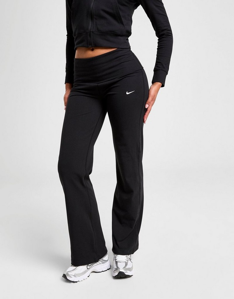 Colanți pentru femei NIKE COLANȚI W NSW HR FLDOVR PNT COORD IQ1436-010 Negru