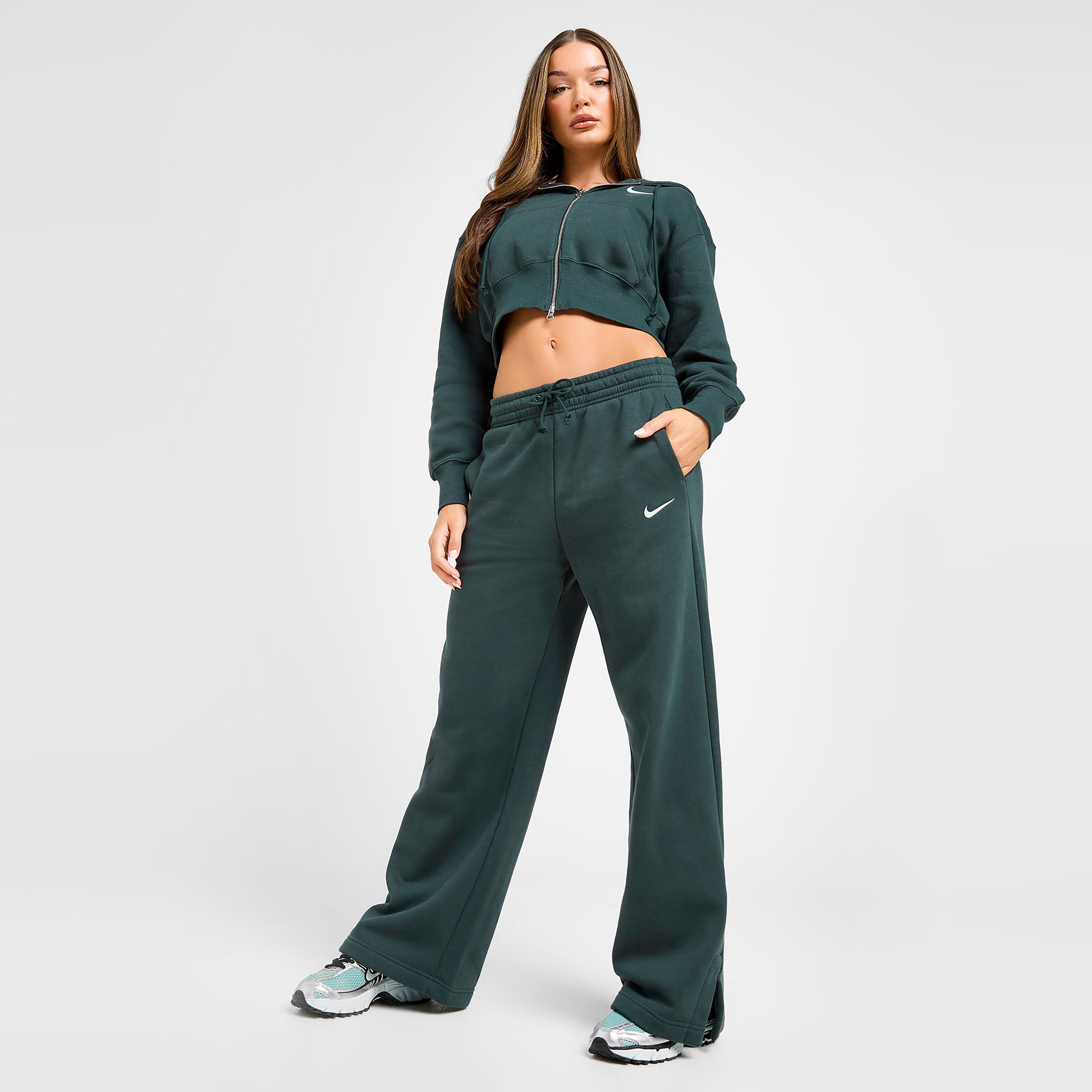 Dámske nohavice NIKE NOHAVICE  W NSW PHNX FLC HR PANT WIDE 2