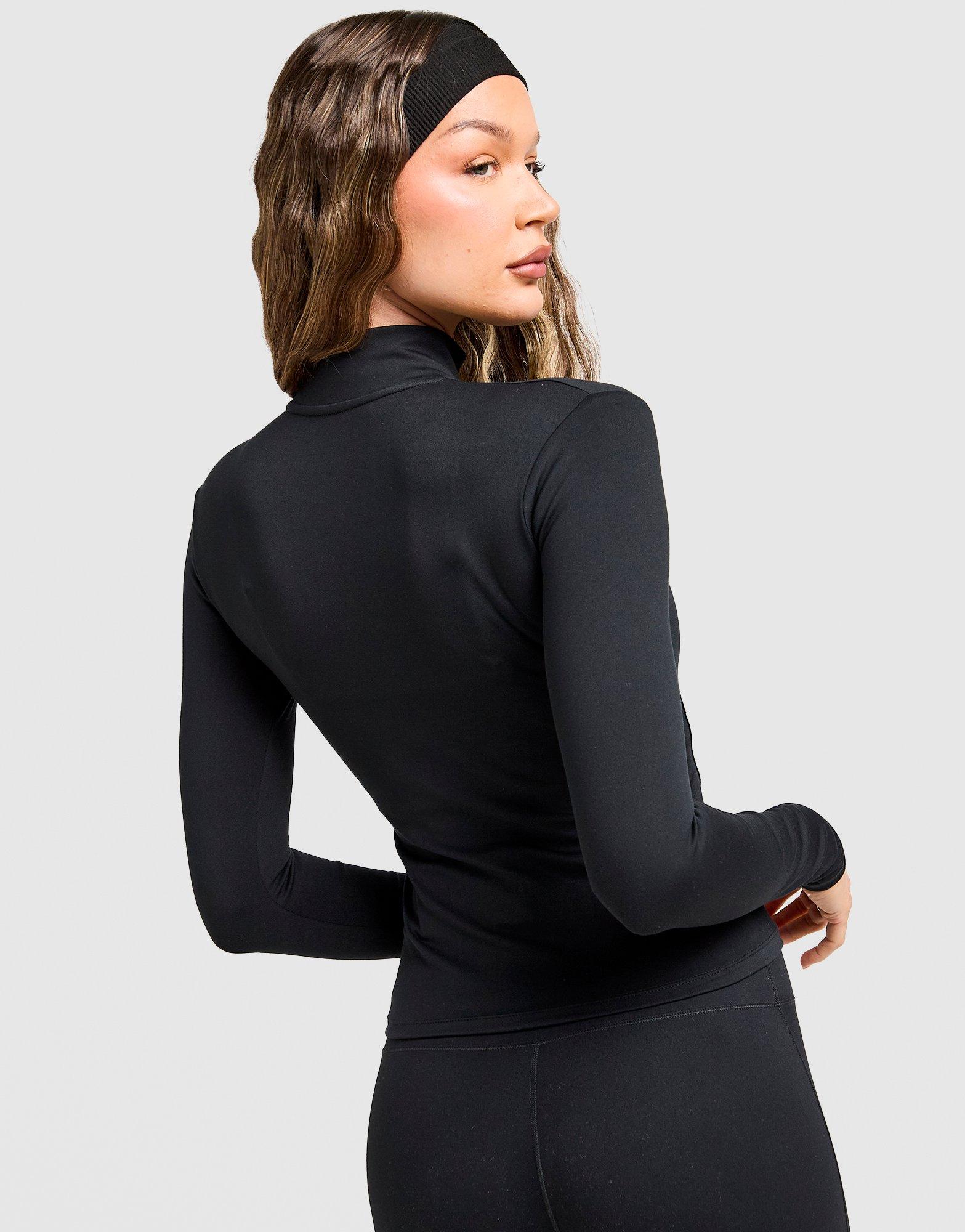 Bluza damska NIKE BLUZA ROZPINANA W NK ONE DF FZ FITTED JKT IM7046-010 Czarny