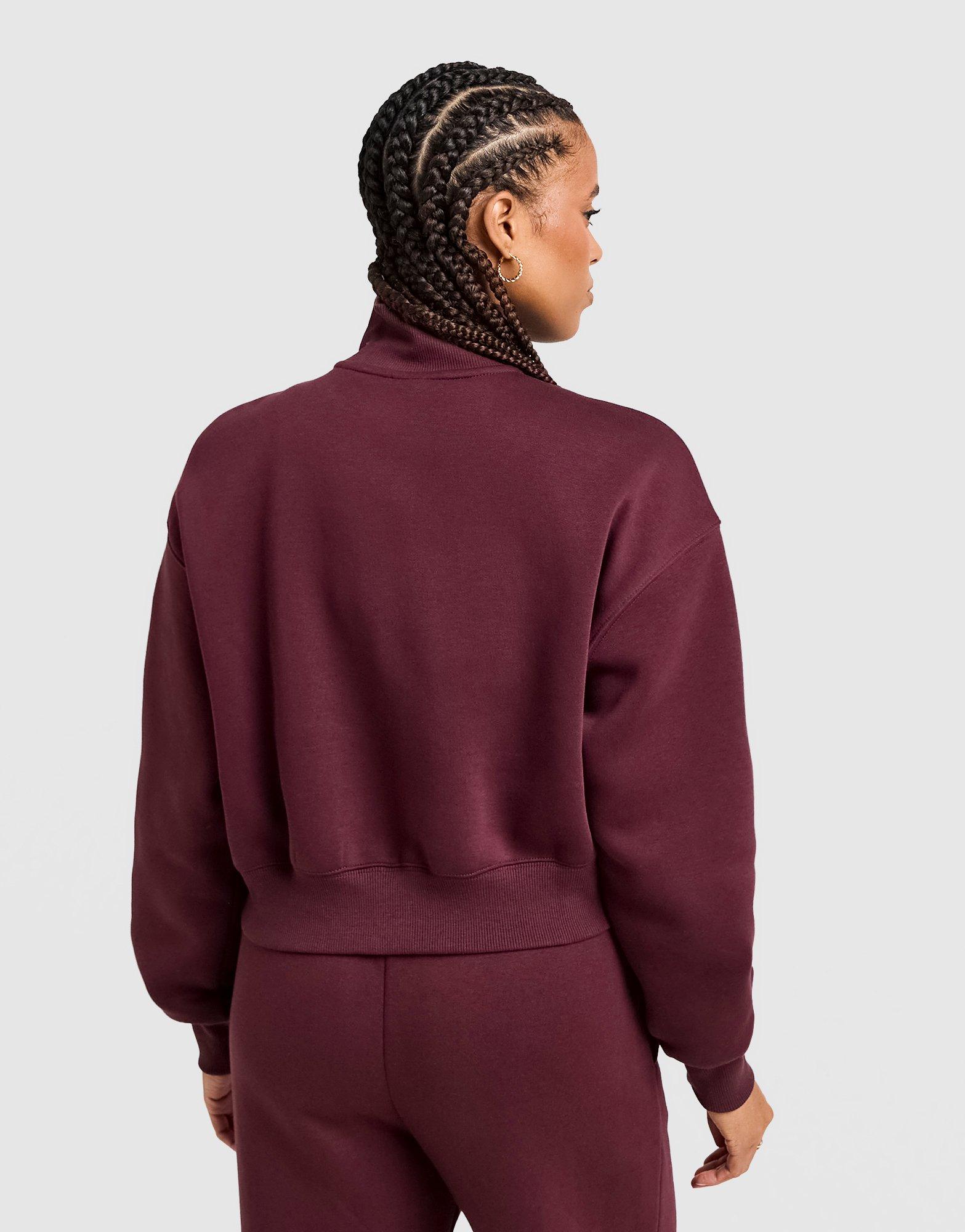 Дамска блуза NIKE СУИТЧЪР W NSW PHNX FLC CRP DQ5767-652 Бордо