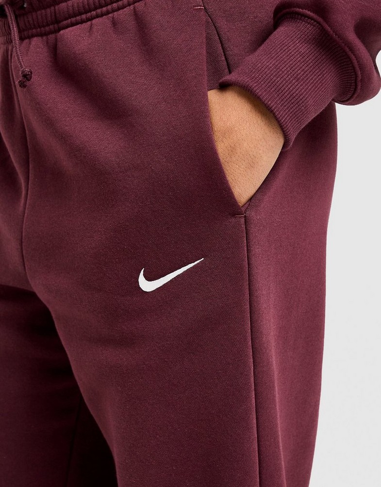 Moteriškos kelnės NIKE KELNĖS W NSW PHNX FLC HR PANT WIDE 2 IH1011-652 Vyšninė