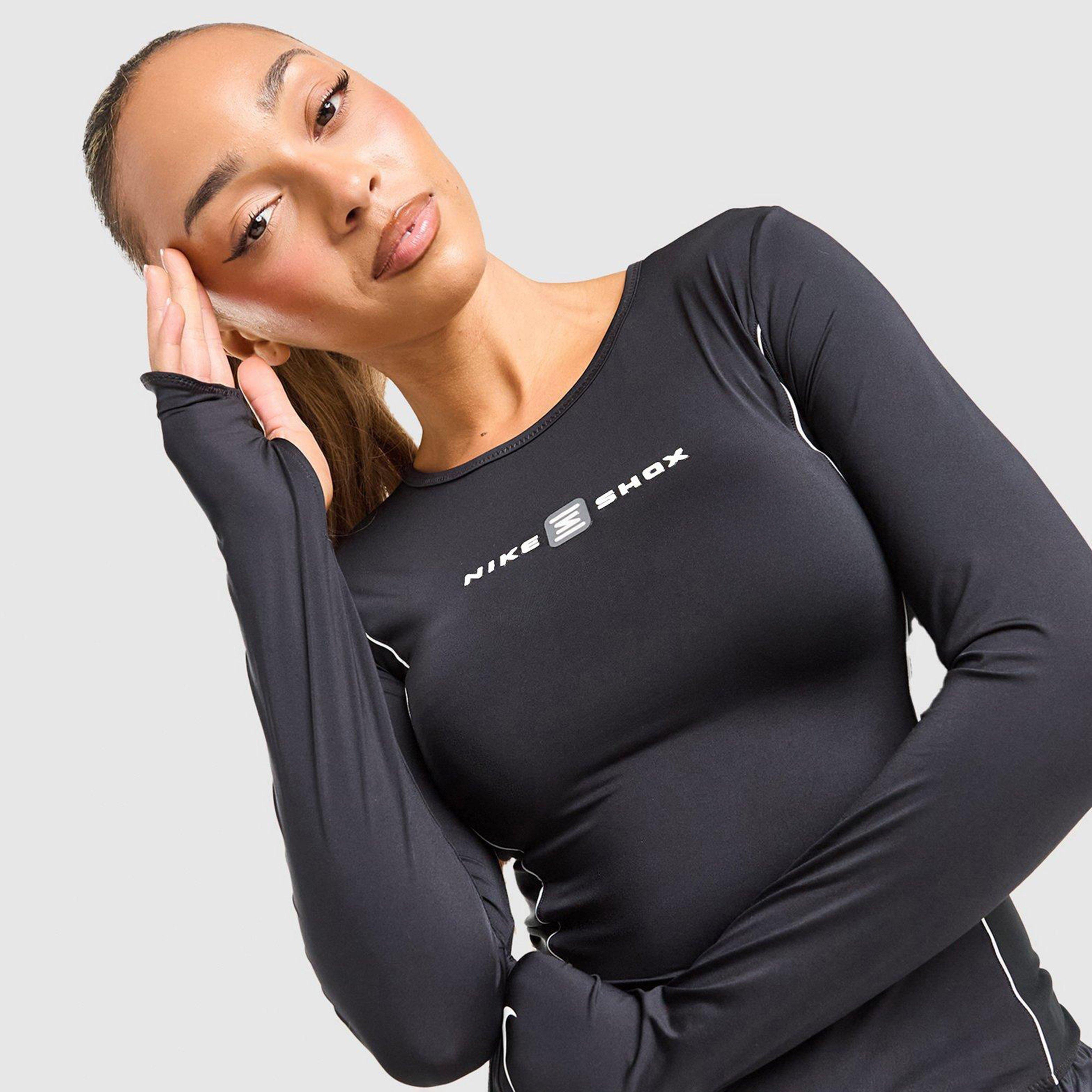 Női póló NIKE PÓLÓ W NSW LS TOP SHOX