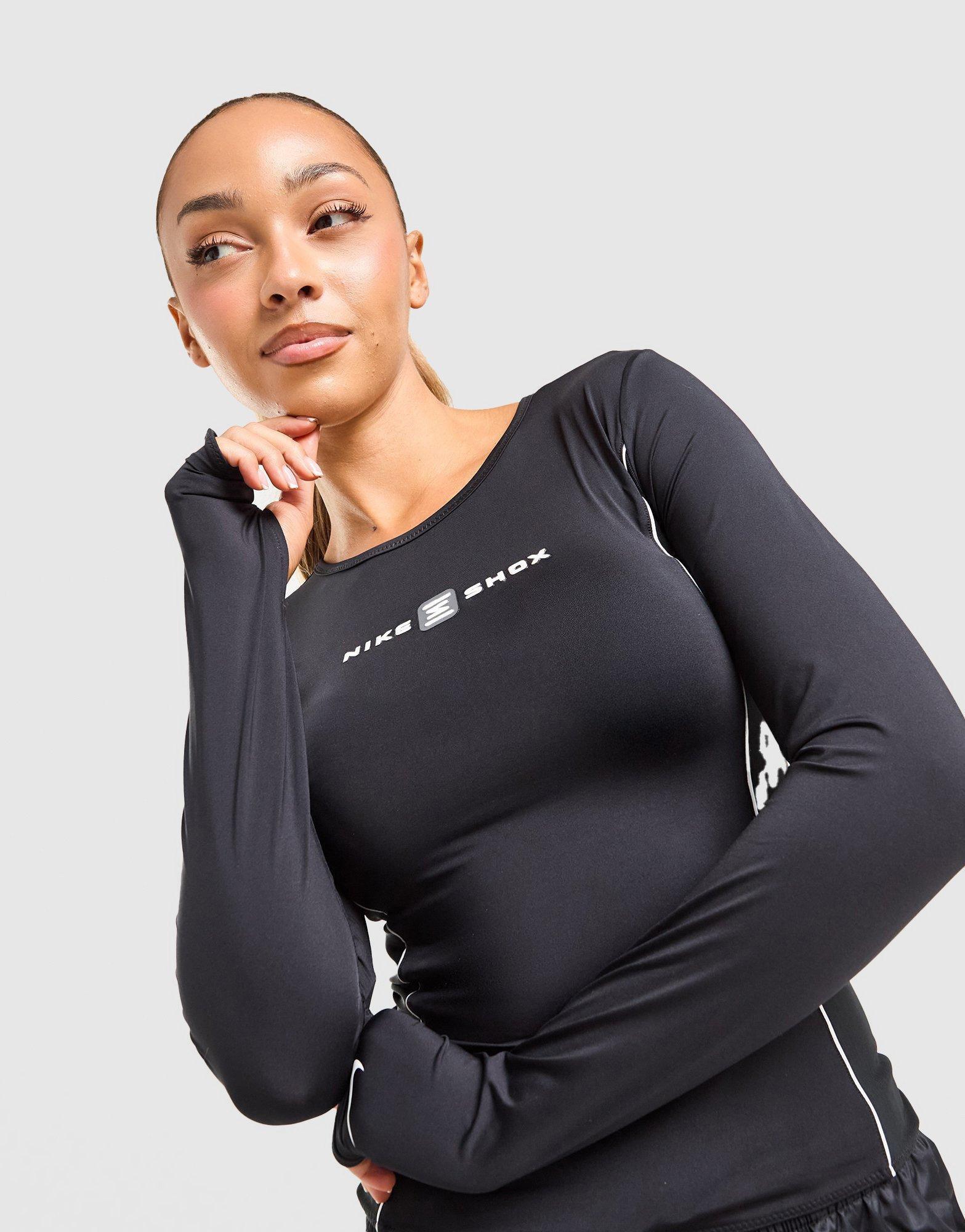 Dámske tričko NIKE TRIČKO W NSW LS TOP SHOX IH0263-010 Čierna