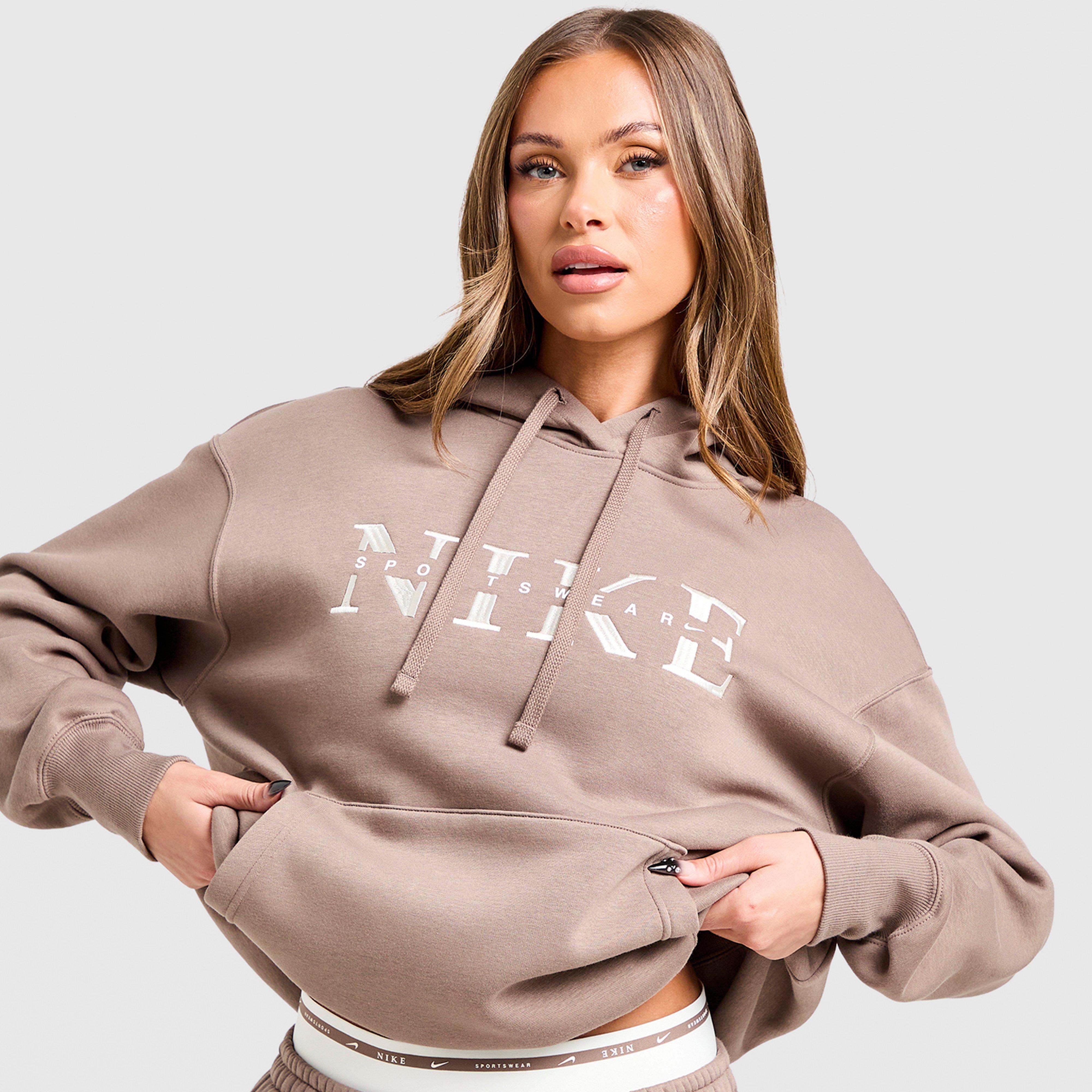 Bluză pentru femei NIKE BLUZĂ CU GLUGĂ W NSW PHNX FLC PO HOOD GLS