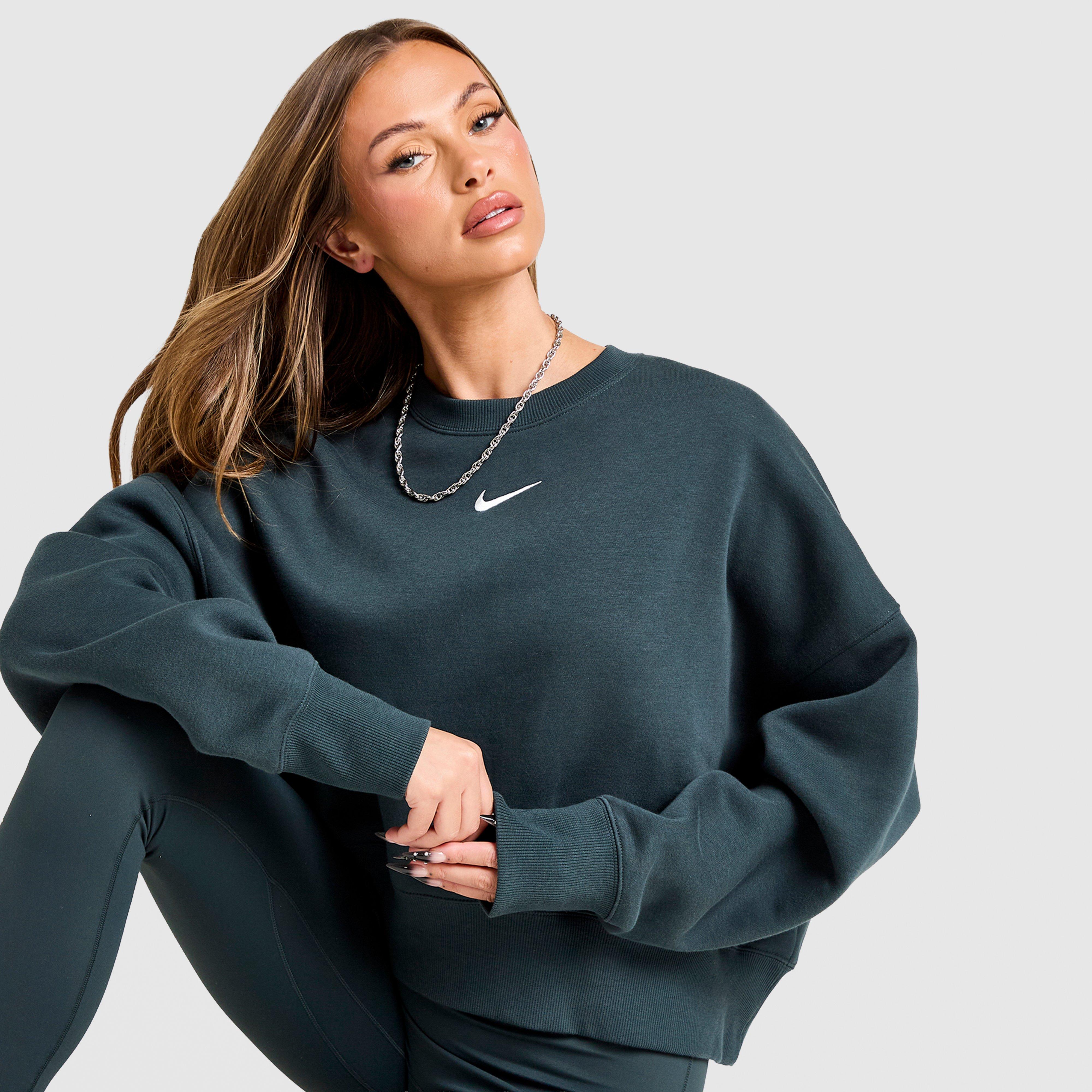 Dámska mikina NIKE MIKINA W NSW PHNX FLC OOS CREW