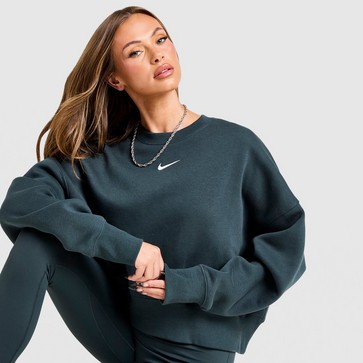 Moteriškas džemperis NIKE DŽEMPERIS W NSW PHNX FLC OOS CREW