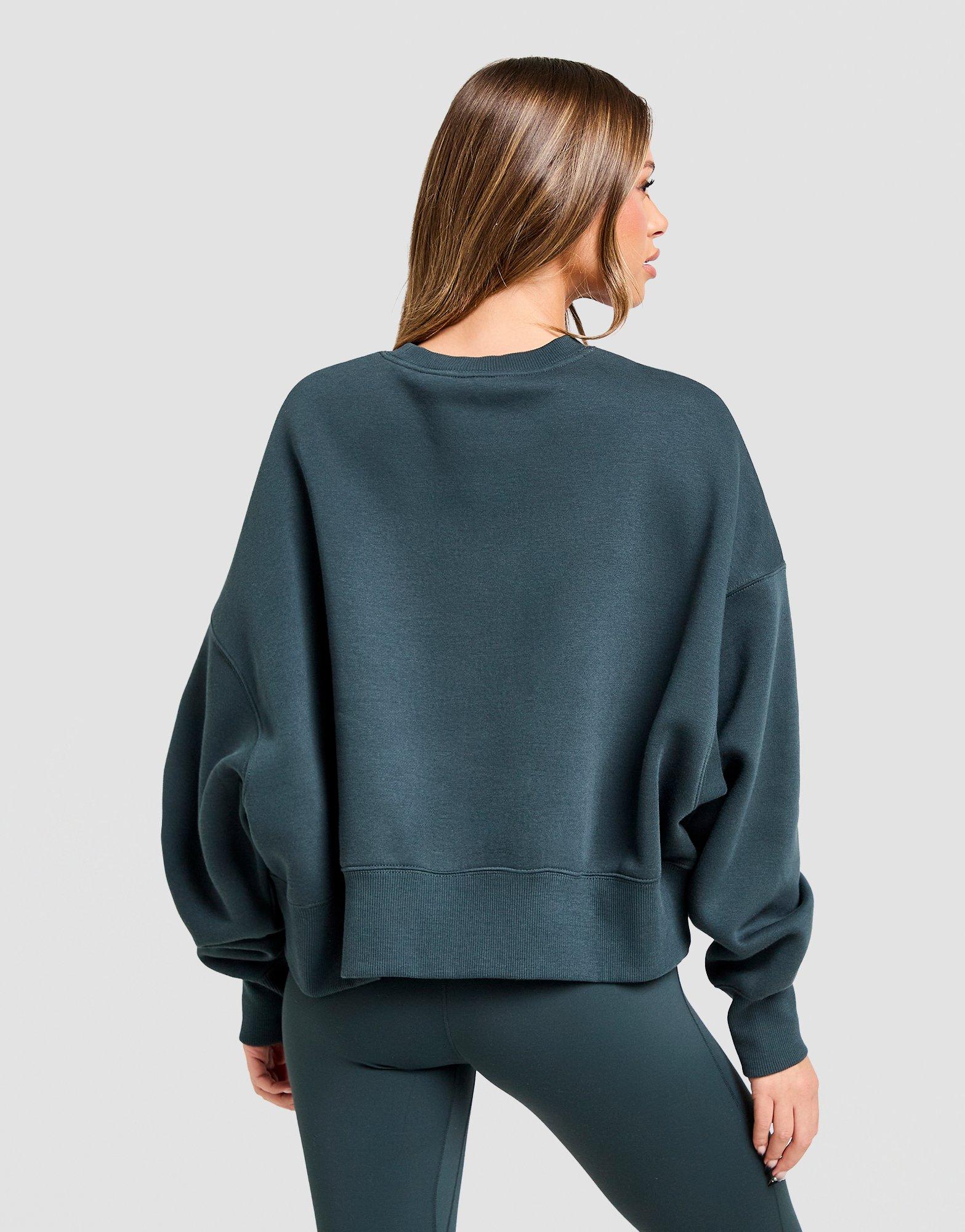 Жіночі кофти NIKE КОФТА W NSW PHNX FLC OOS CREW DQ5761-390 Зелений