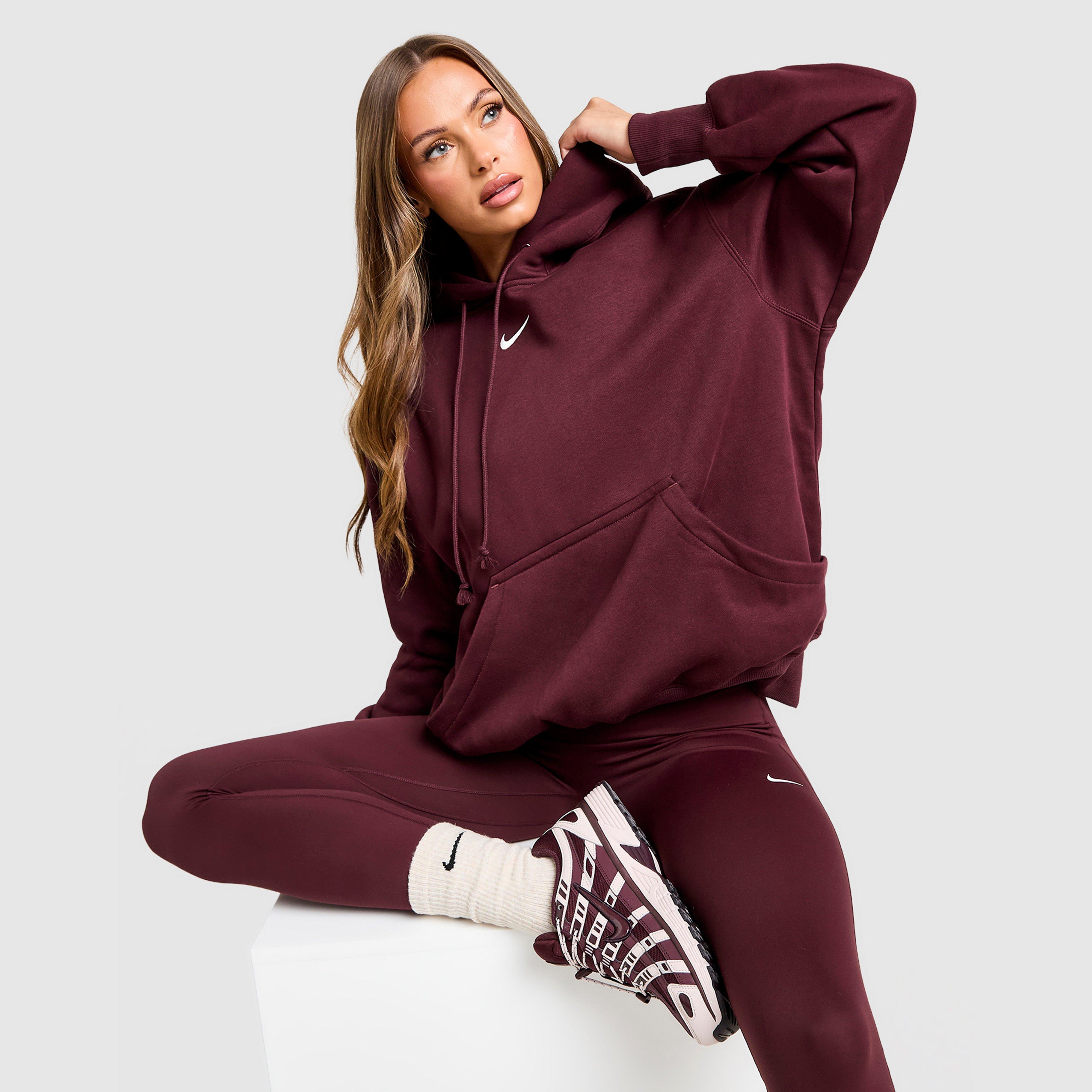 Bluză pentru femei NIKE BLUZĂ CU GLUGĂ W NSW PHNX FLC OS PO HOODIE