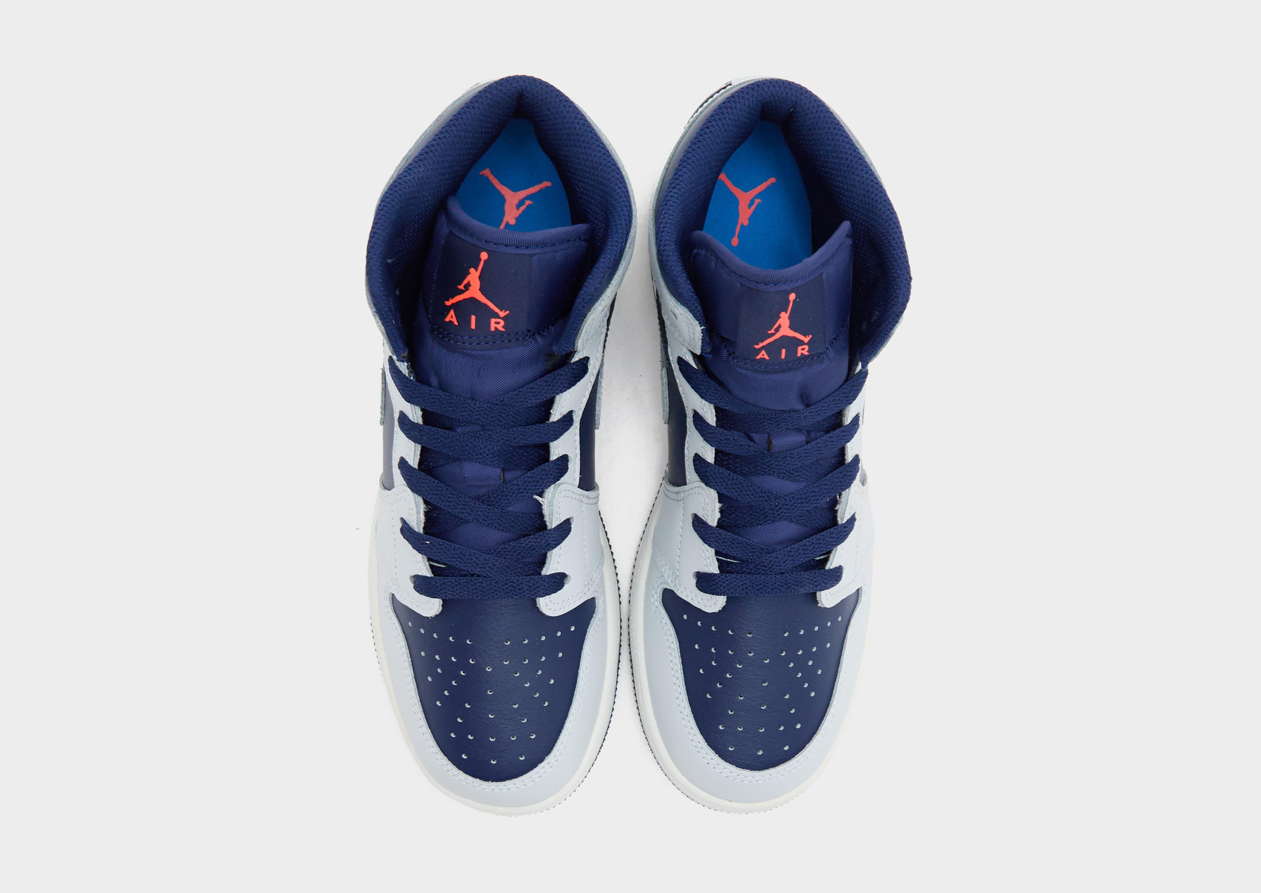 Buty sneakersy dla dzieci JORDAN AIR 1 MID BG DQ8423-403 Granatowy