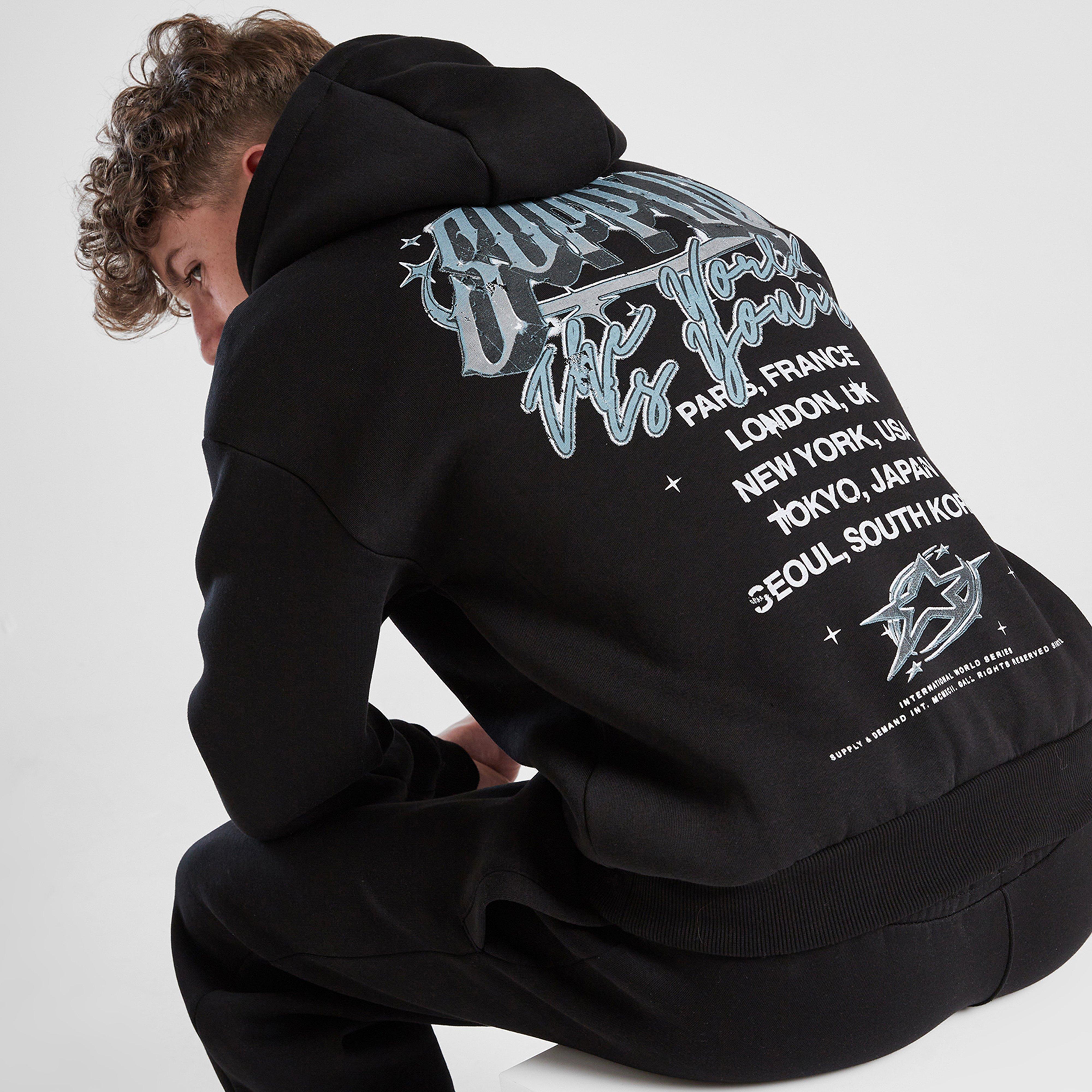 Detská mikina SUPPLY&amp;DEMAND MIKINA S KAPUCŇOU CHROME STAR OH HD